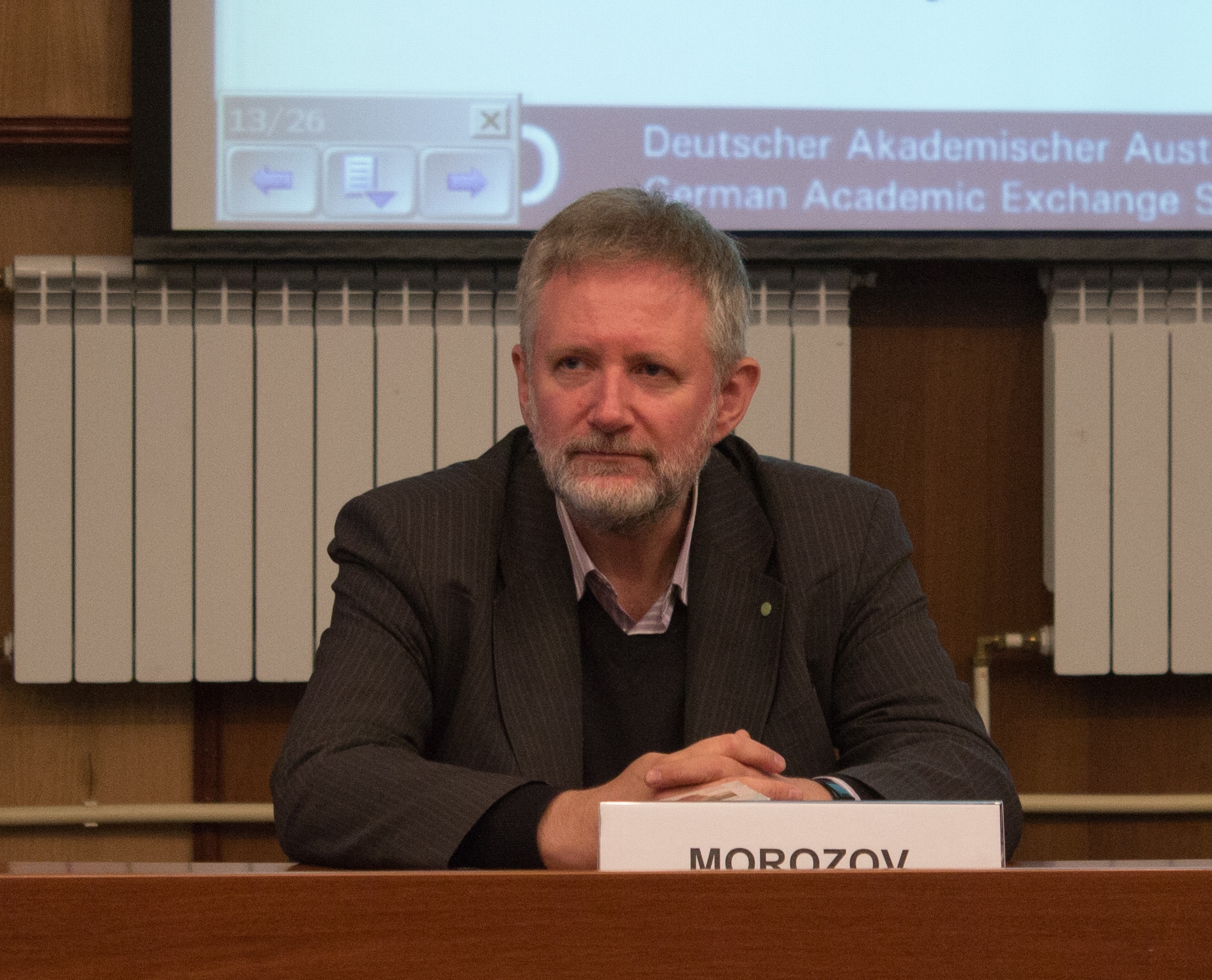 Prof. Andrey Morozov (Sobolev Institut für Mathematik, SB RAS, Novosibirsk)