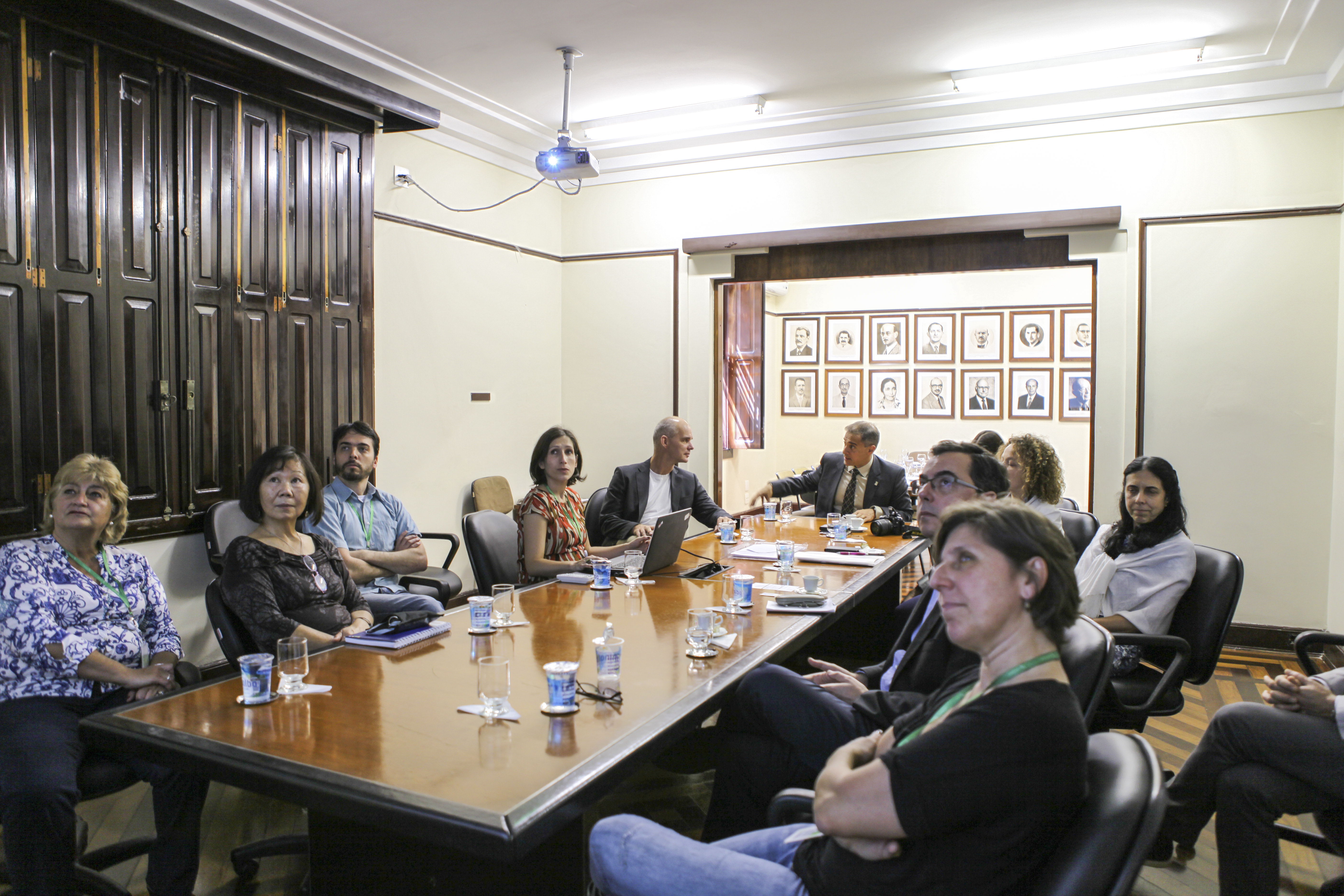Präsentation während des Besuchs im Butantan-Institut in São Paulo