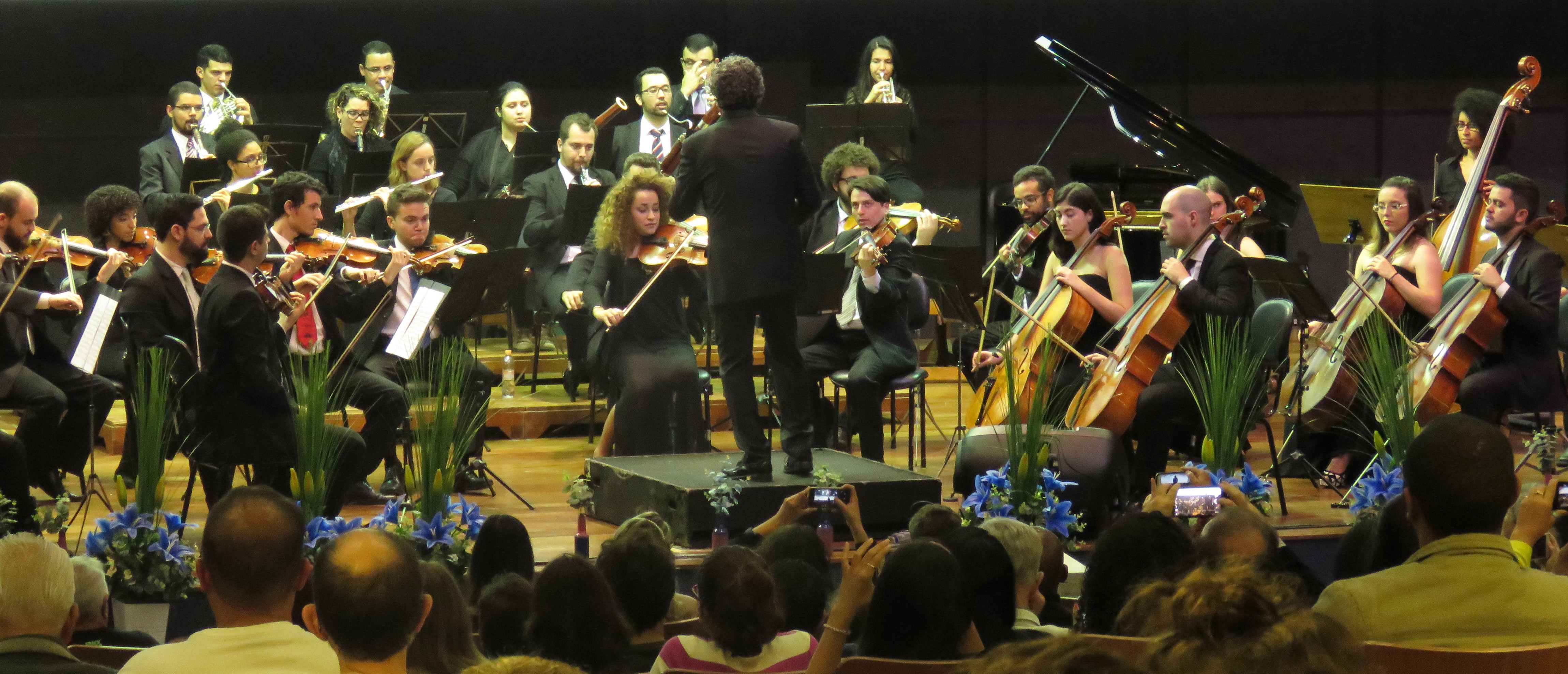 Performance by the ECA chamber orchestra