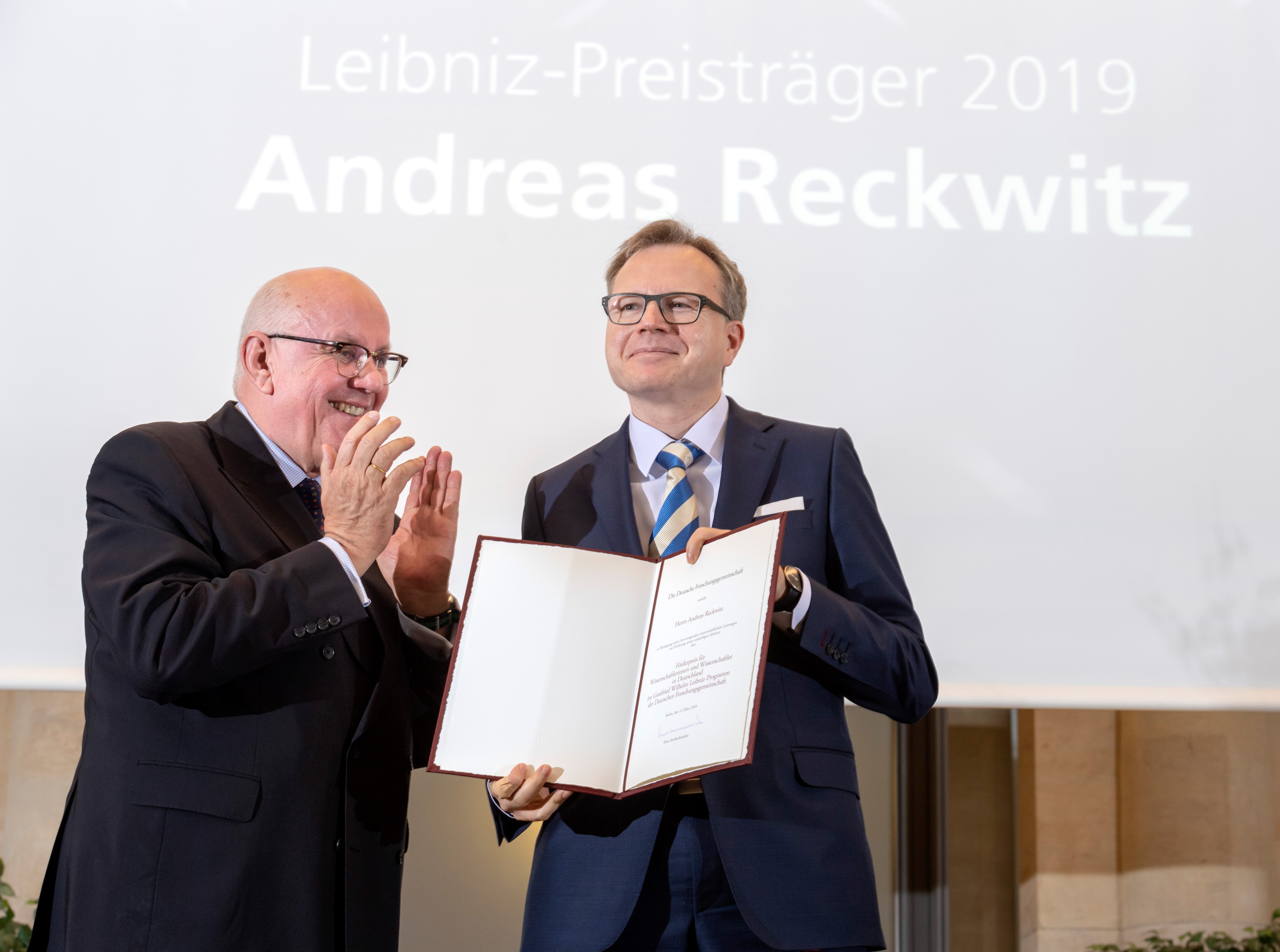 Preisverleihung an Prof. Dr. Andreas Reckwitz