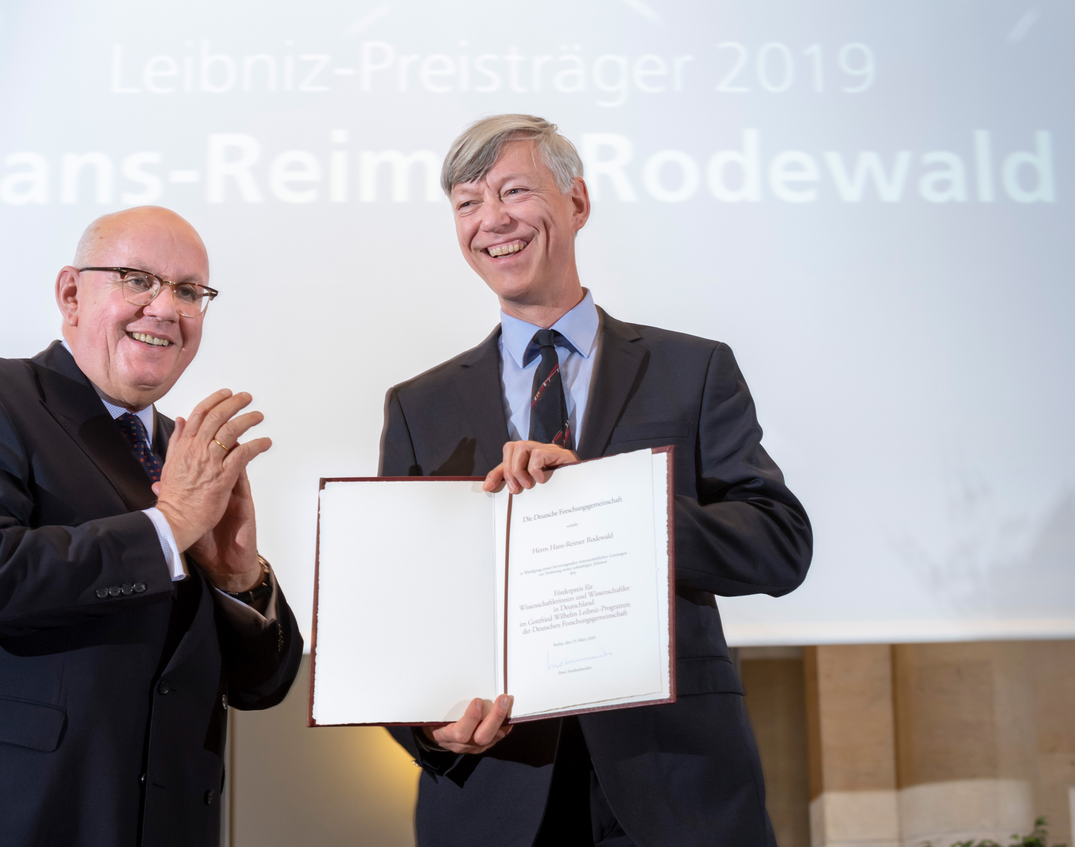 Preisverleihung an Prof. Dr. Hans-Reimer Rodewald