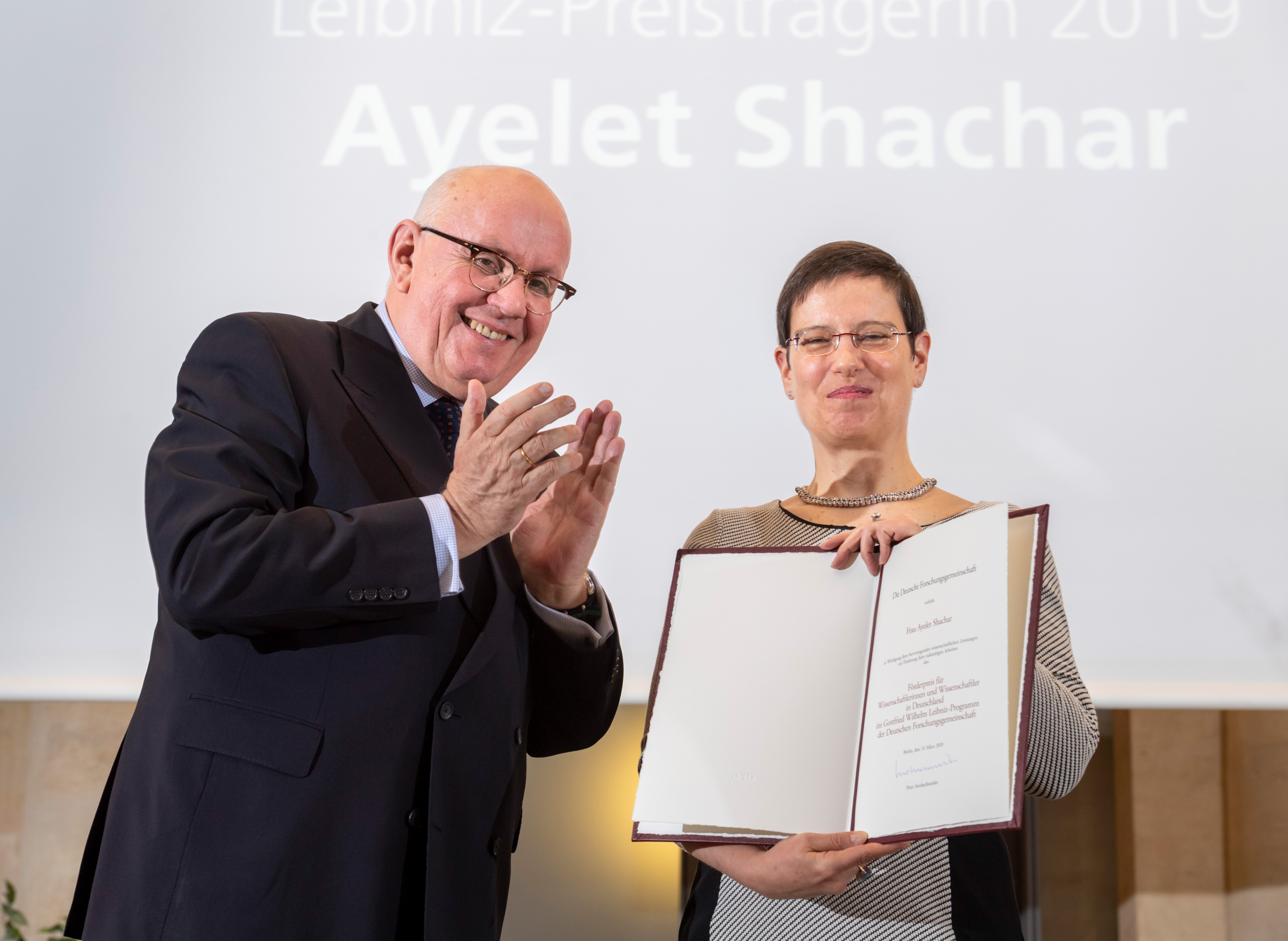 Preisverleihung an Prof. Dr. Ayelet Shachar