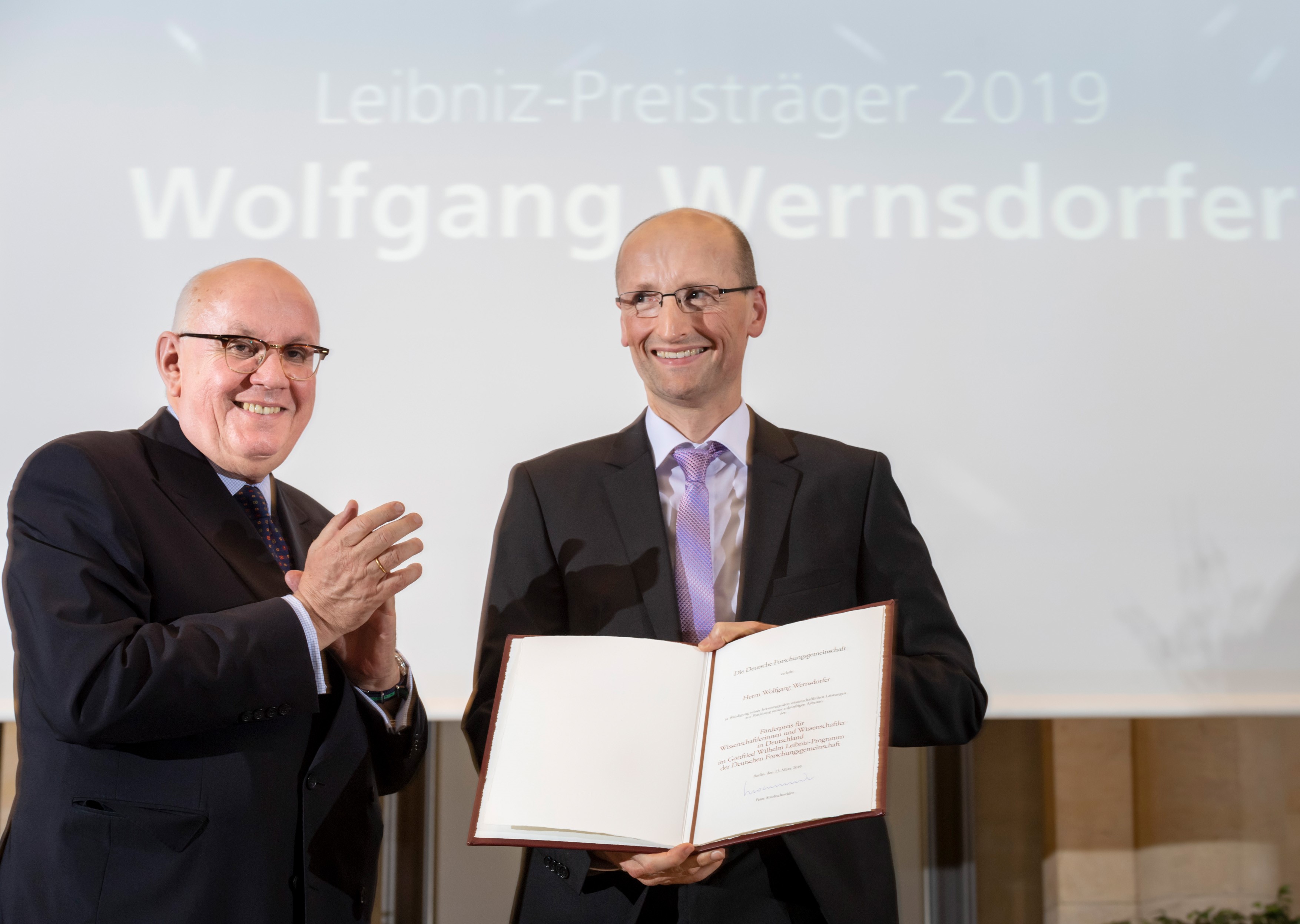 Preisverleihung an Prof. Dr. Wolfgang Wernsdorfer