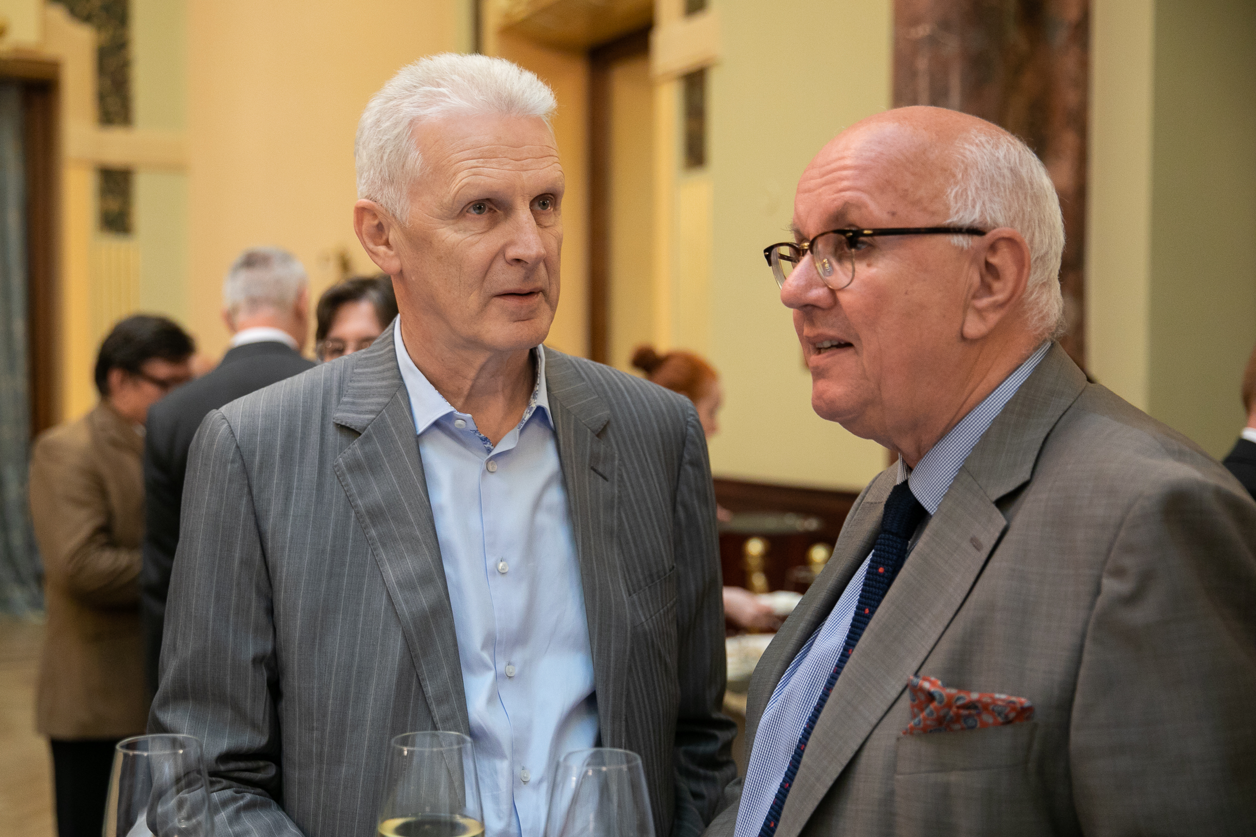 DFG President Strohschneider and Advisor Fursenko in conversation