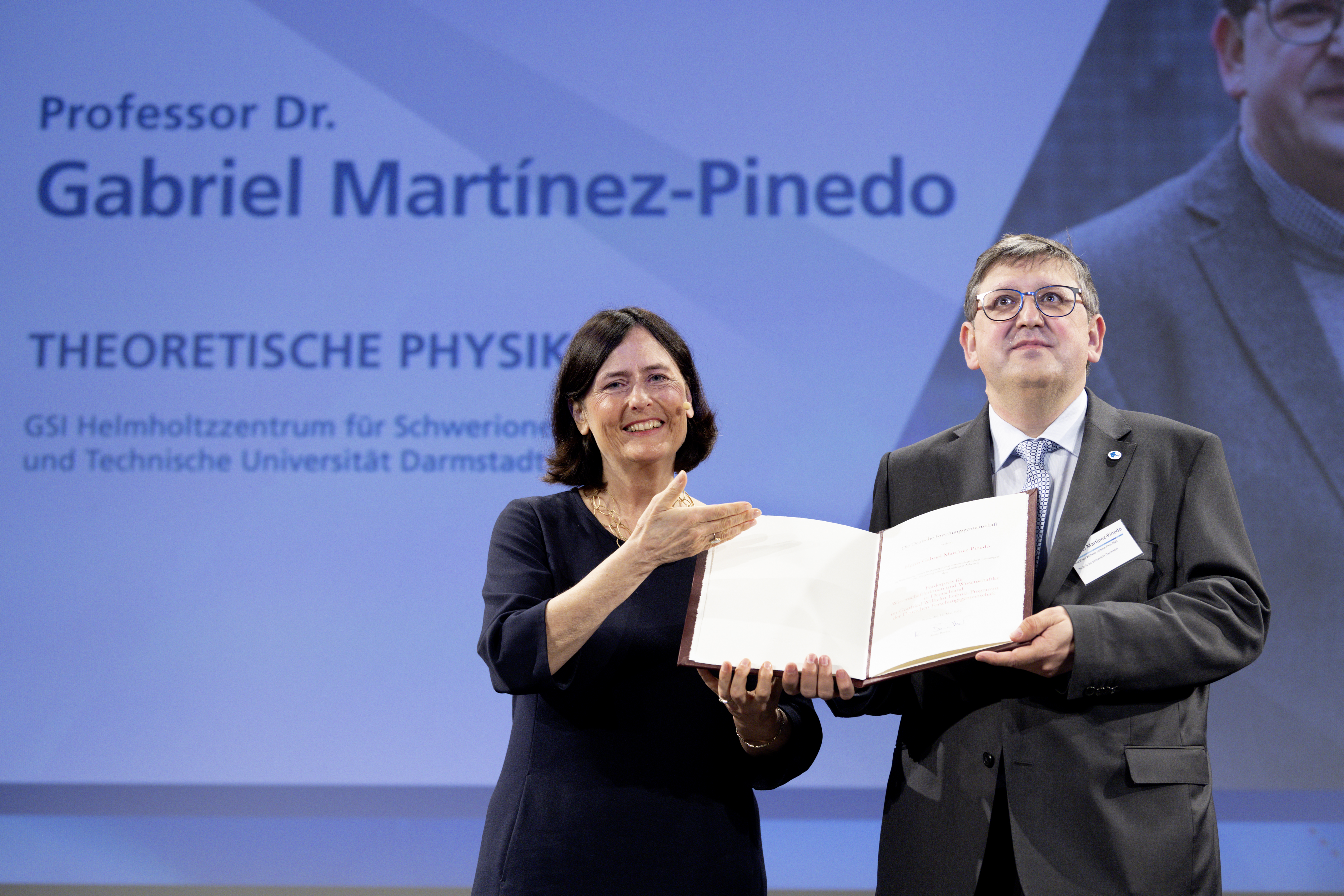 Preisverleihung an Prof. Dr. Gabriel Martínez-Pinedo