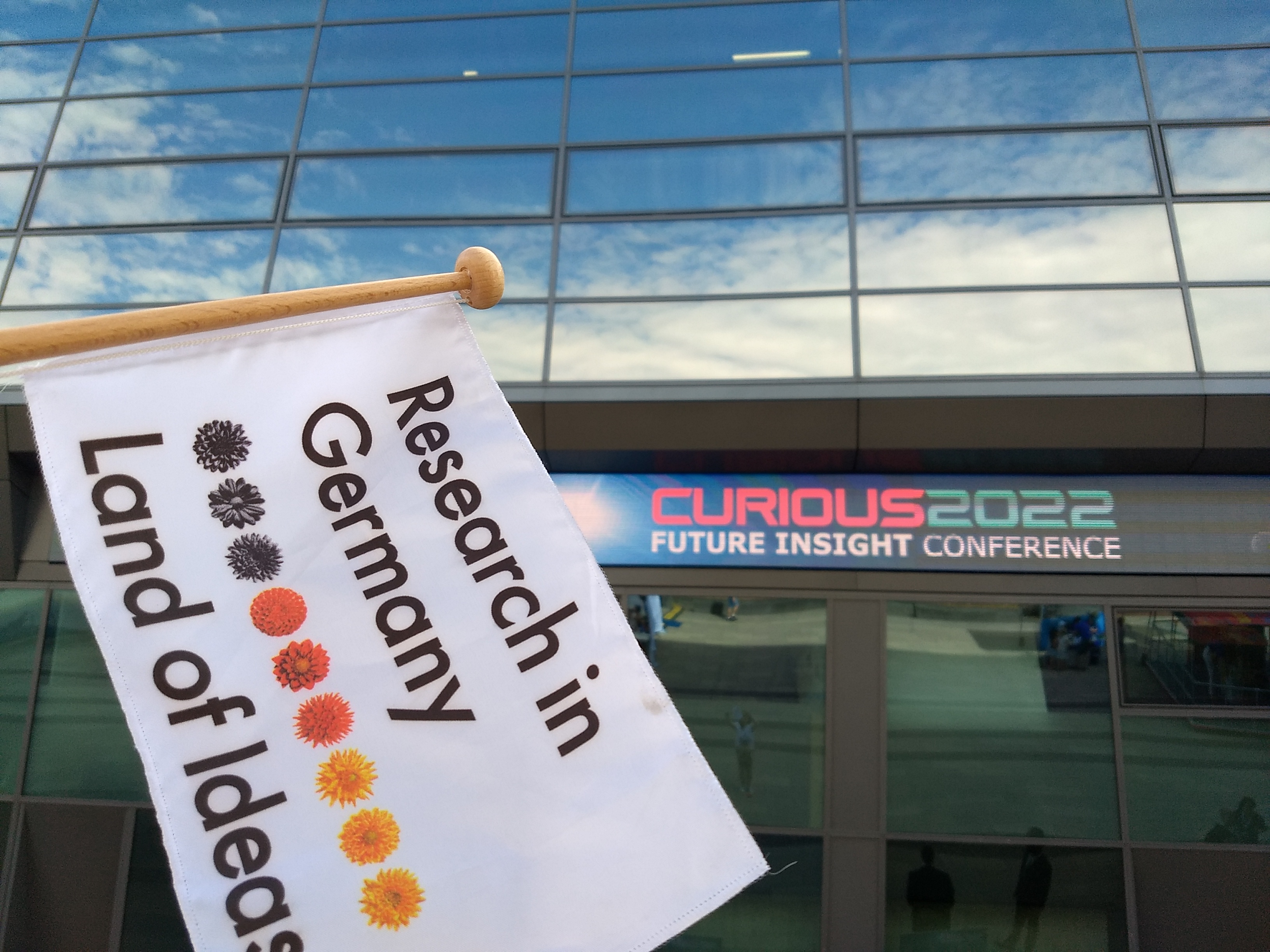 Entrance to the conference "Curious 2022 – Future Insight Conference"
