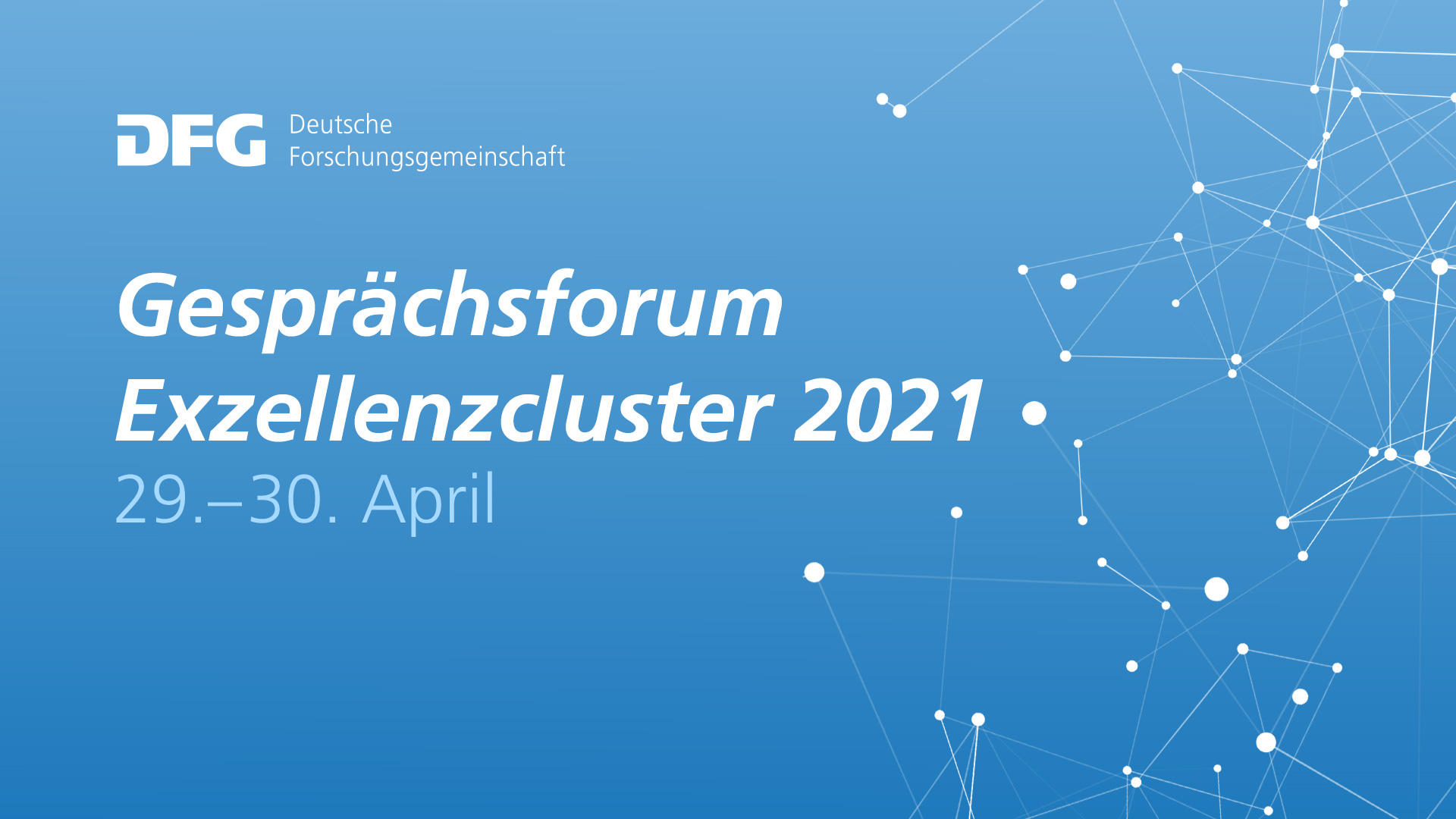 Logo Gesprächsforum Exzellenzcluster 2021