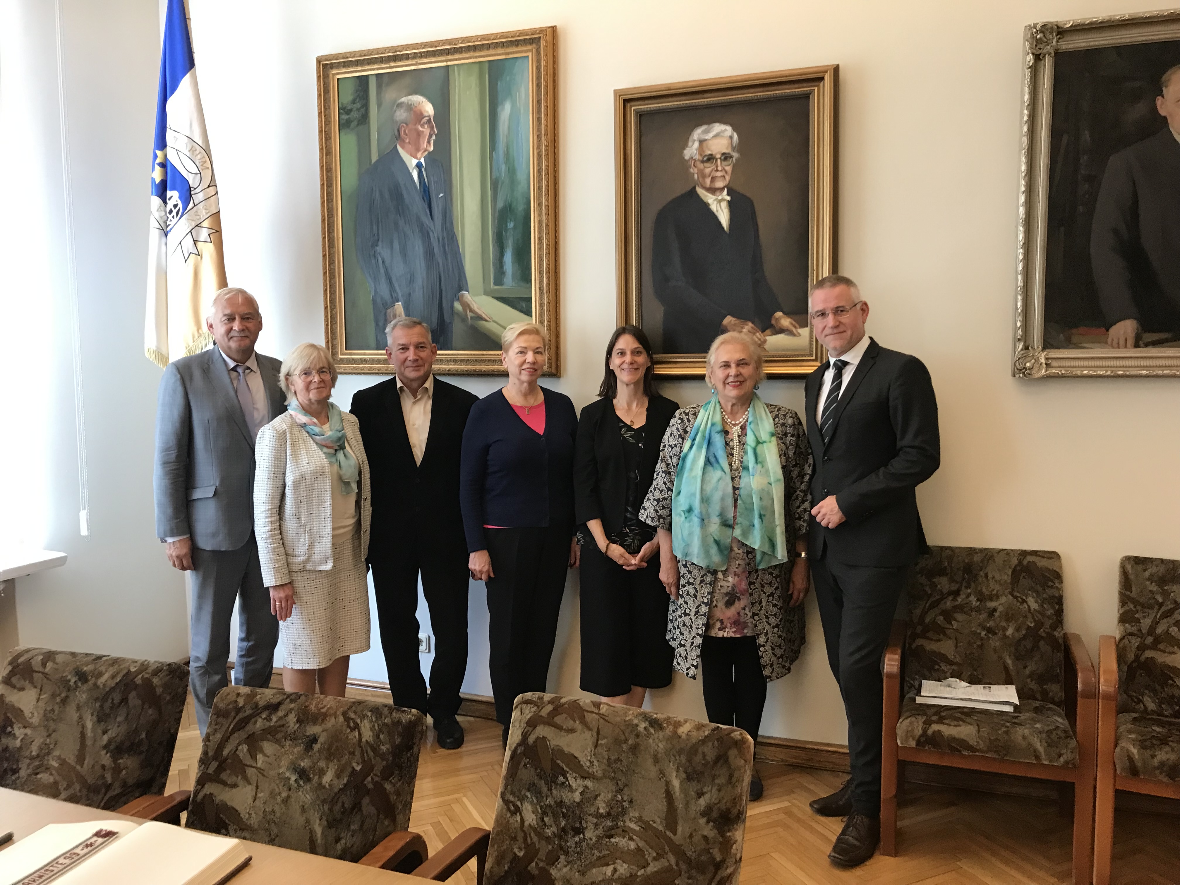 Visit to the Latvian Academy of Sciences