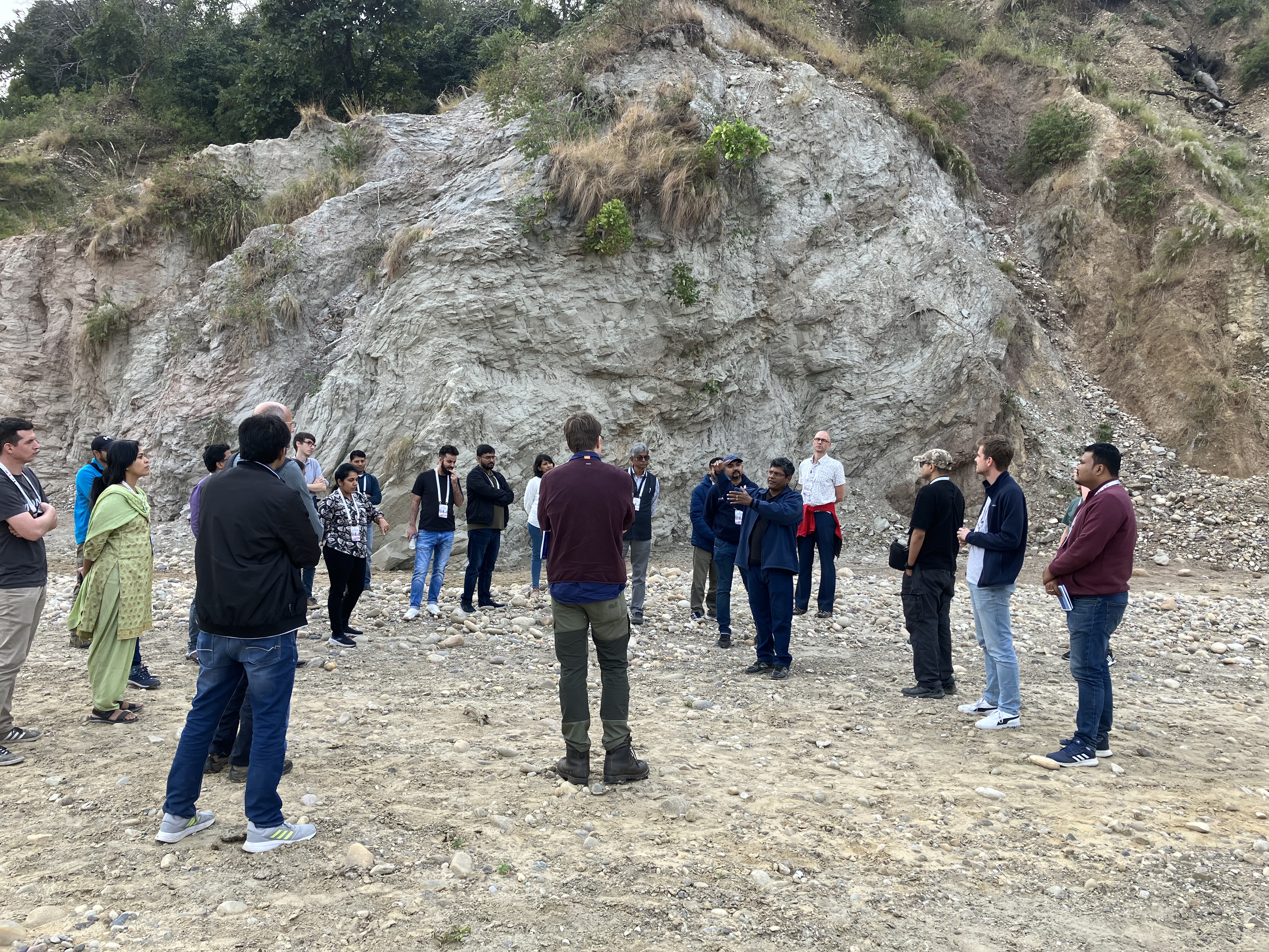 Field visit to the Mohand Anticline