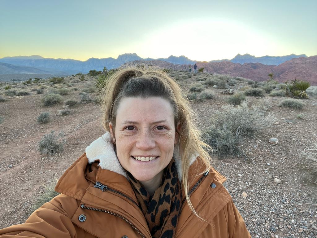 In der Red Rock-Wüste in Nevada