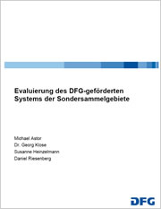 Cover Studie: Evaluation des Sondersammelgebiets-Systems