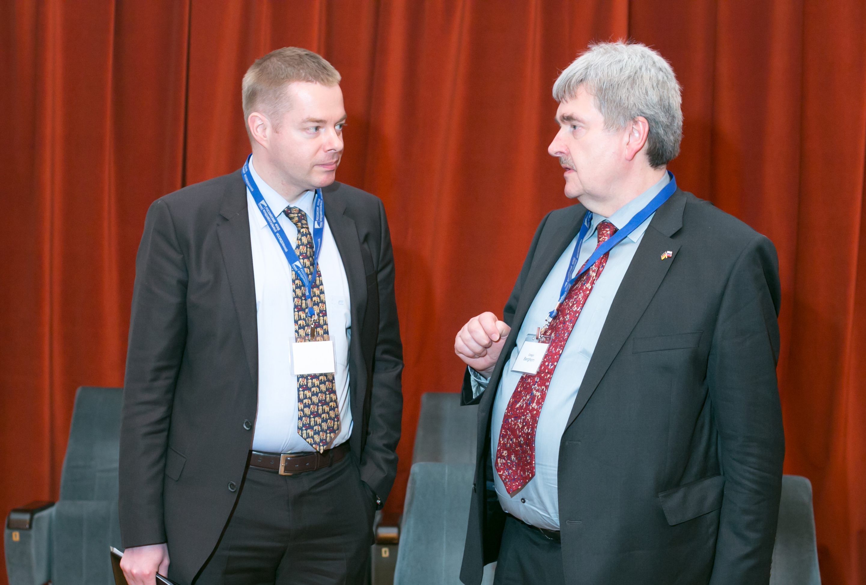 R.Breitner (Deutsch-Russisches Auslandshandelskammer) und G.Berghorn (DAAD-Moskau)