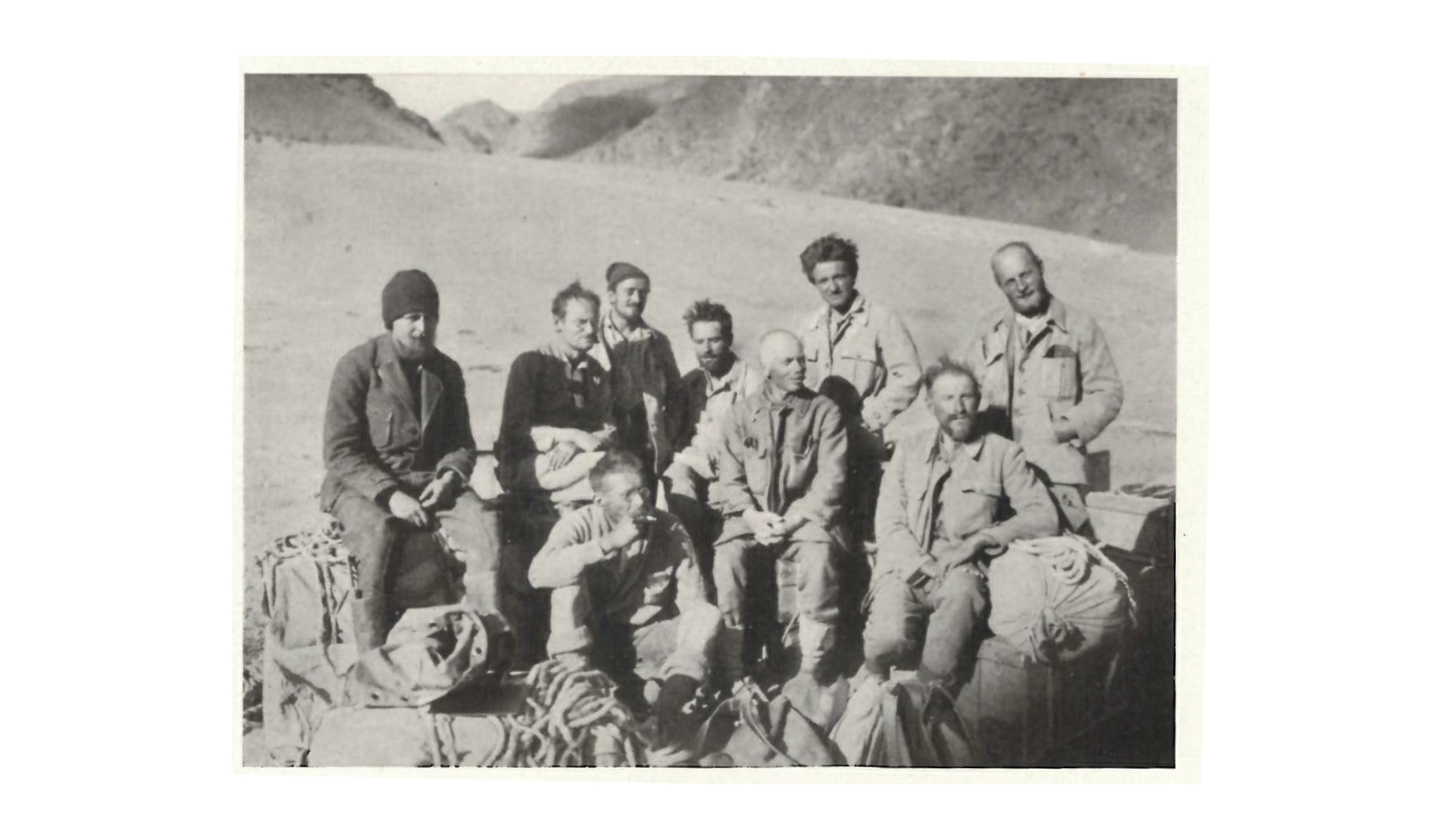 The expedition members