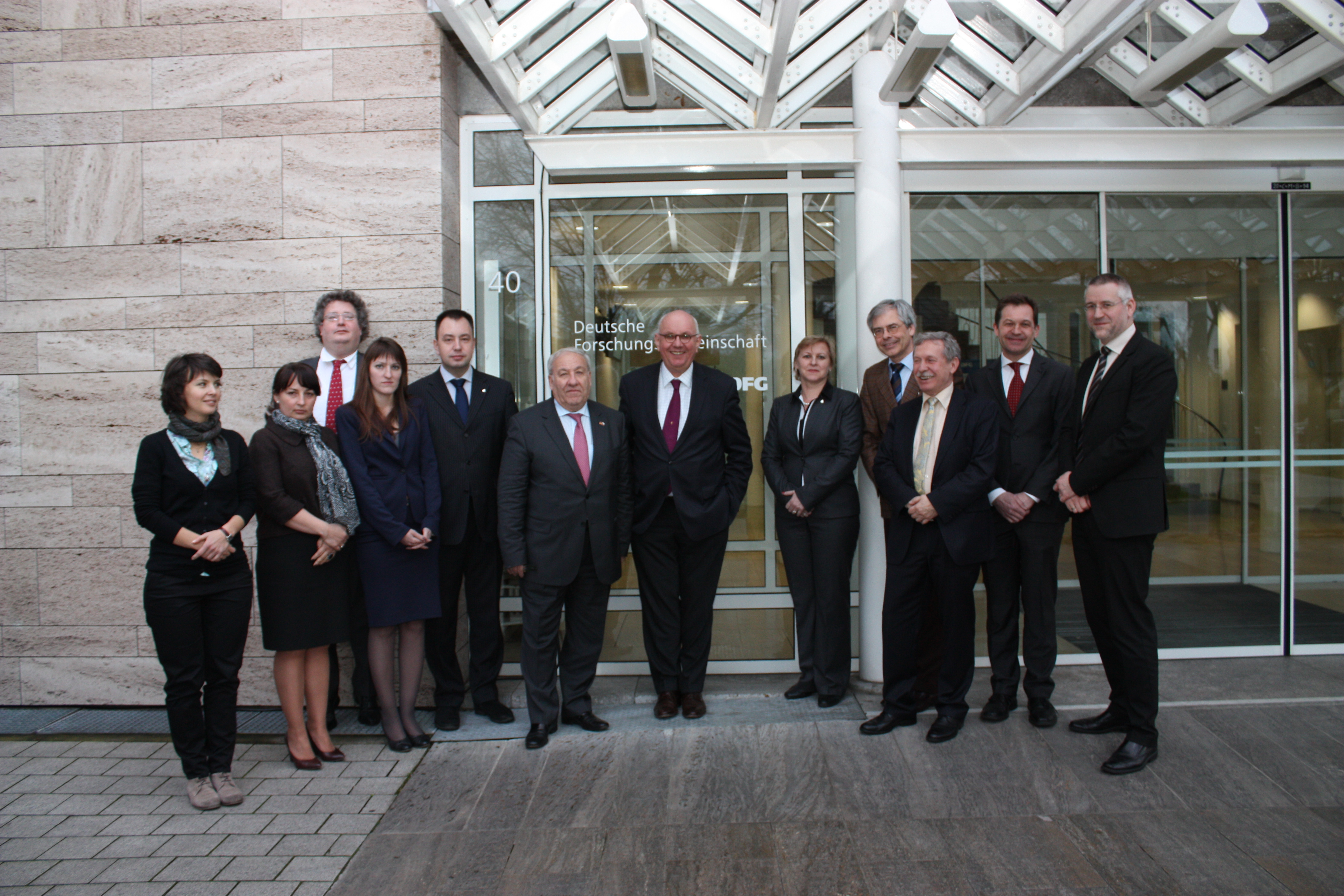 Russian delegation received by DFG President Peter Strohschneider