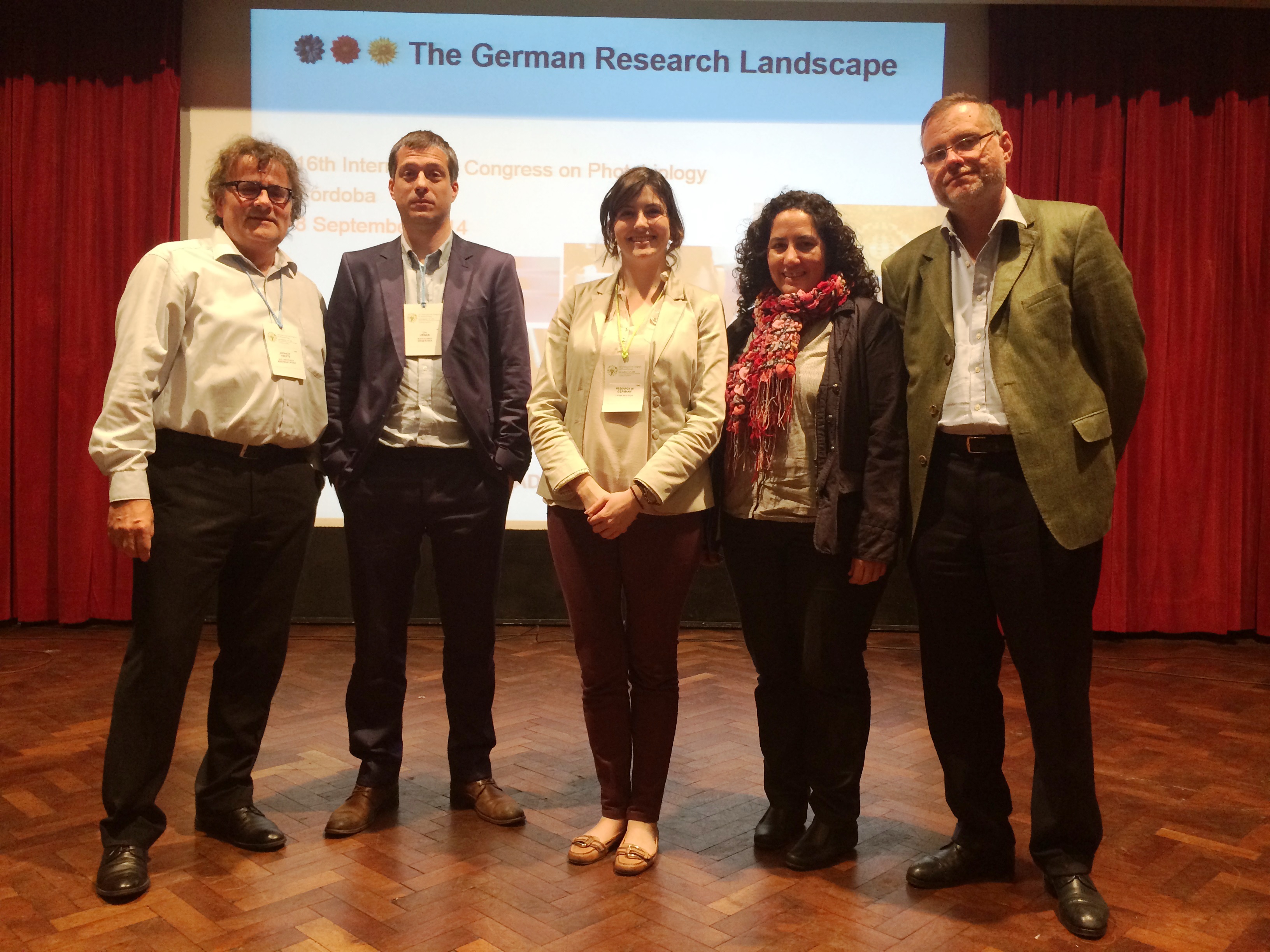 Dr. Andreas Trepte, Dr. Urs Urban, Laura Redondo, Dr. Julieta Mateos und Prof. Dr. Thomas Schwarz