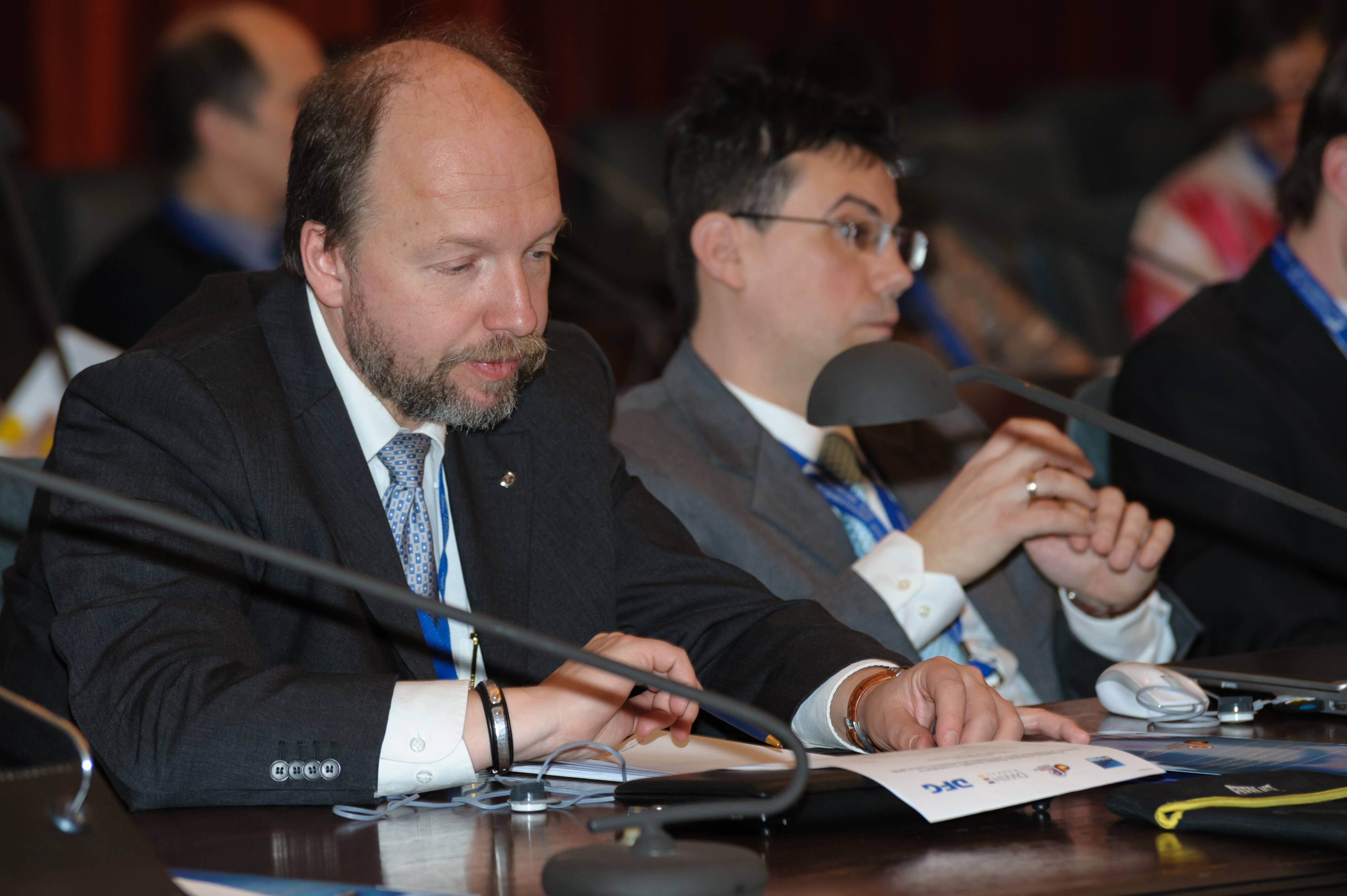 Professor Odenbach (TU Dresden) at the “Prospects of German-Russian Scientific Cooperation in Clusters of Excellence (EXC) and Collaborative Research Centres (CRC)” workshop in Moscow (2013)