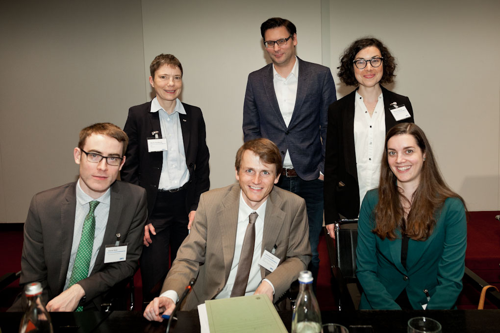 Panel I: Daniel Reid, Marlis Hochbruck, Johannes Völz, Lars Koch, Marissa Gemma, Annika Eisenberg (from l.)