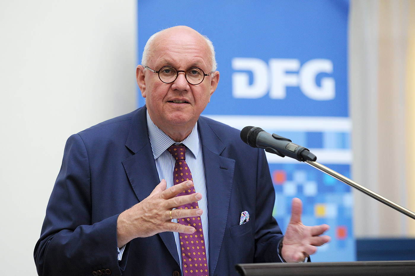 DFG-Präsident Peter Strohschneider eröffnet den Sommerempfang in Moskau, Juni 2017
