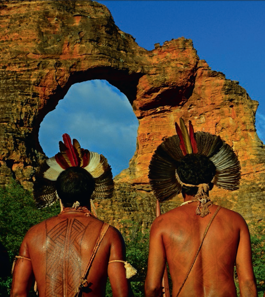Indígenas Funiô na Serra da Capivara
