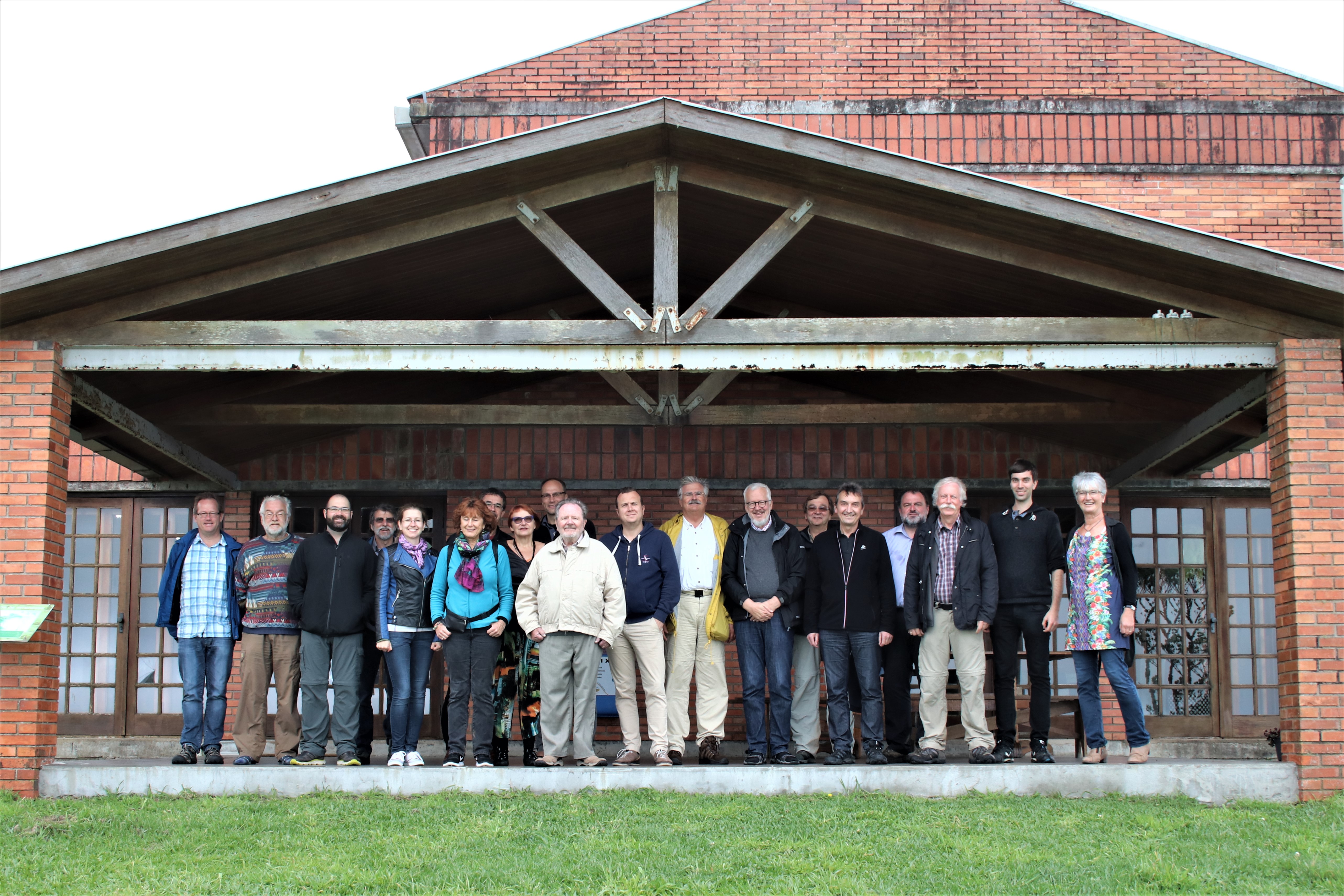 Delegación alemana en la visita a Pró-Mata