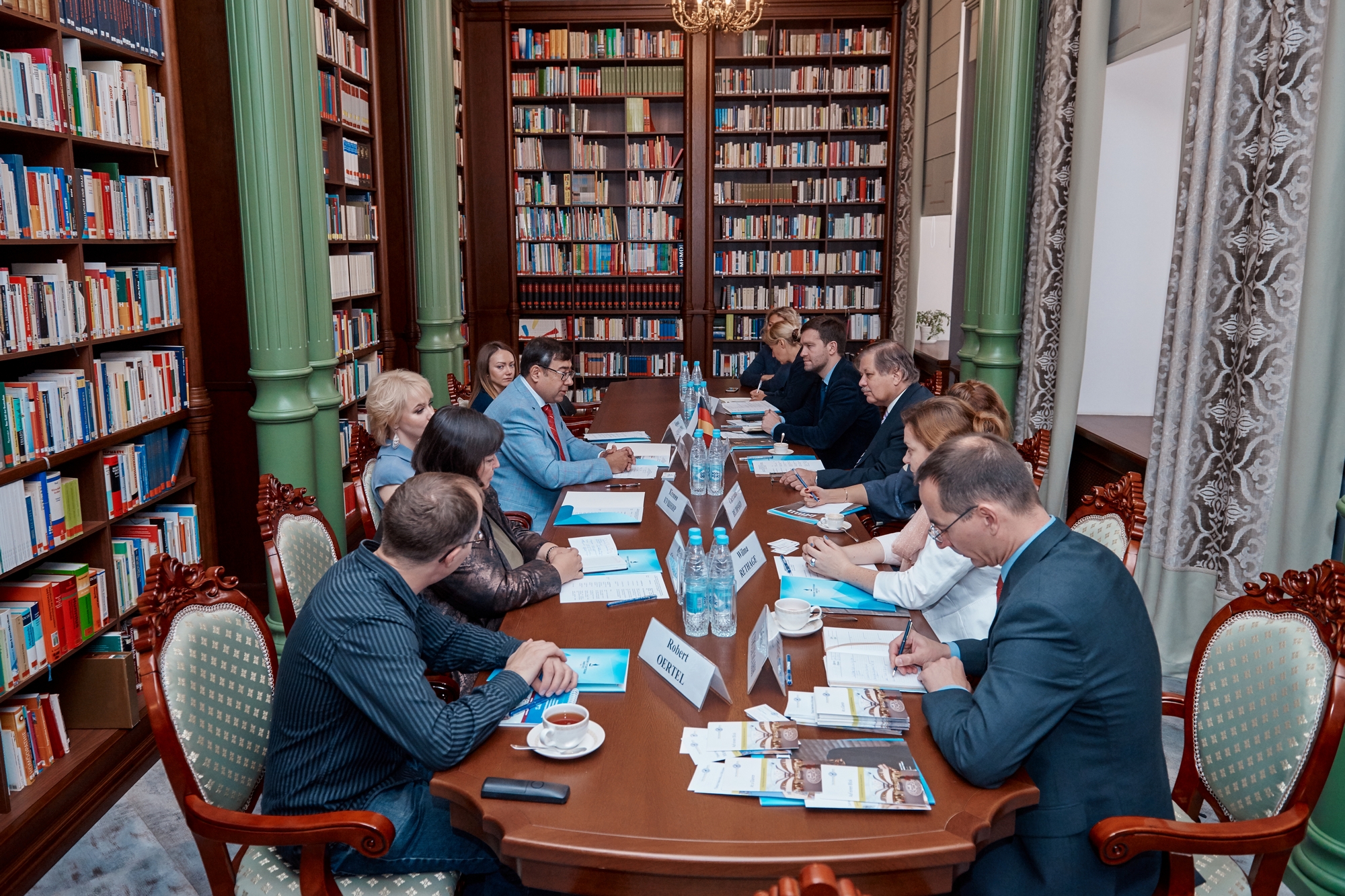 Treffen im Rektorat der Staatlichen Universität Tjumen