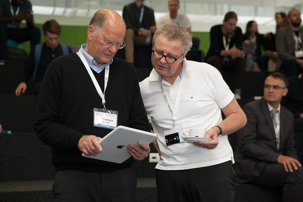 Werner Mewes (TU München) und Ralf Zimmer (LMU München)