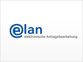 Logo: elan - DFG-Portal für Antragstellende, Gutachtende und Gremienmitglieder