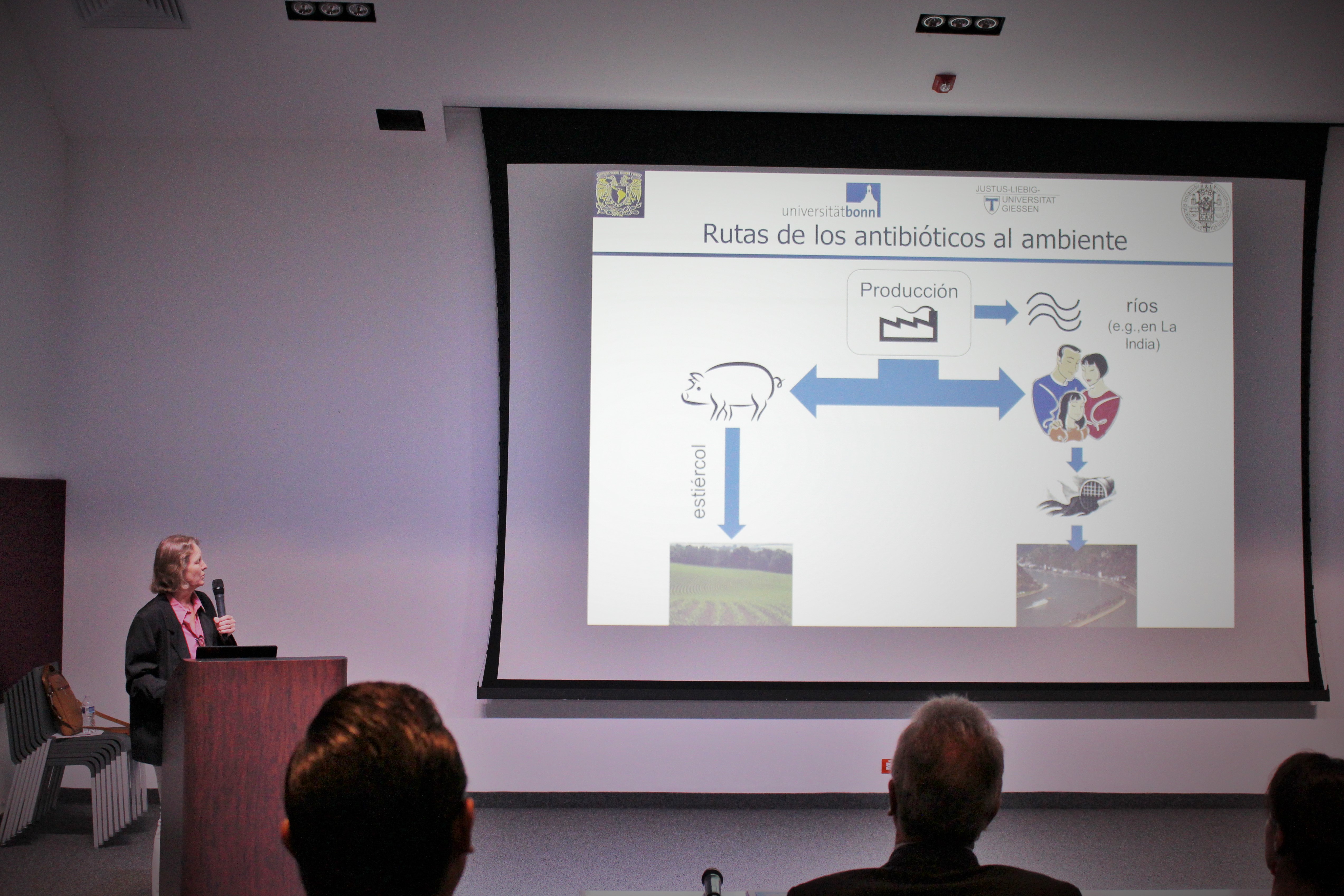 Presentación de la Dra. Christina Siebe sobre su proyecto de investigación entre la UNAM y la Universidad de Gießen