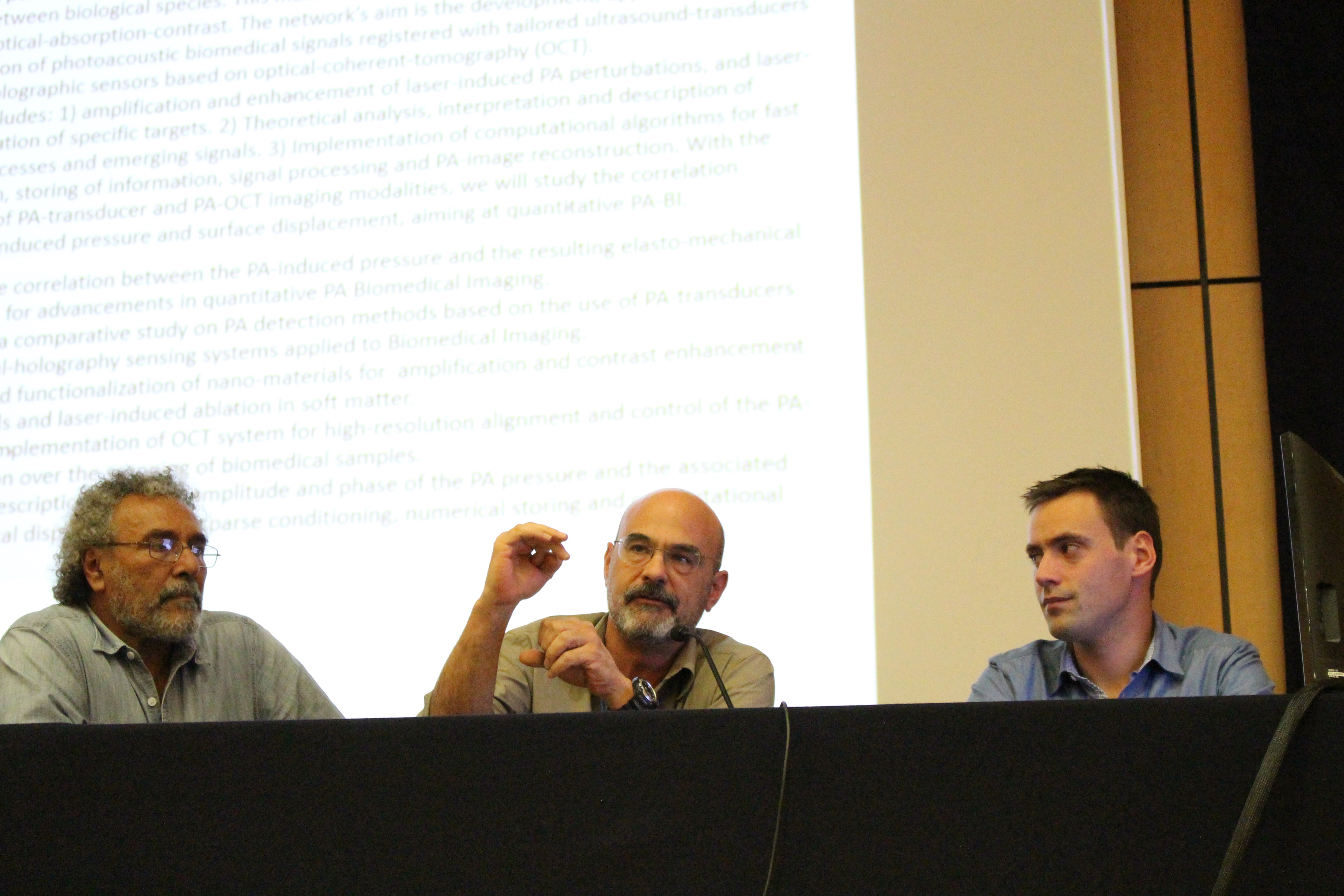 Helge Sudkamp (a la derecha), de la Universidad de Lübeck, presentó, junto con sus pares mexicanos, su iniciativa de investigación conjunta