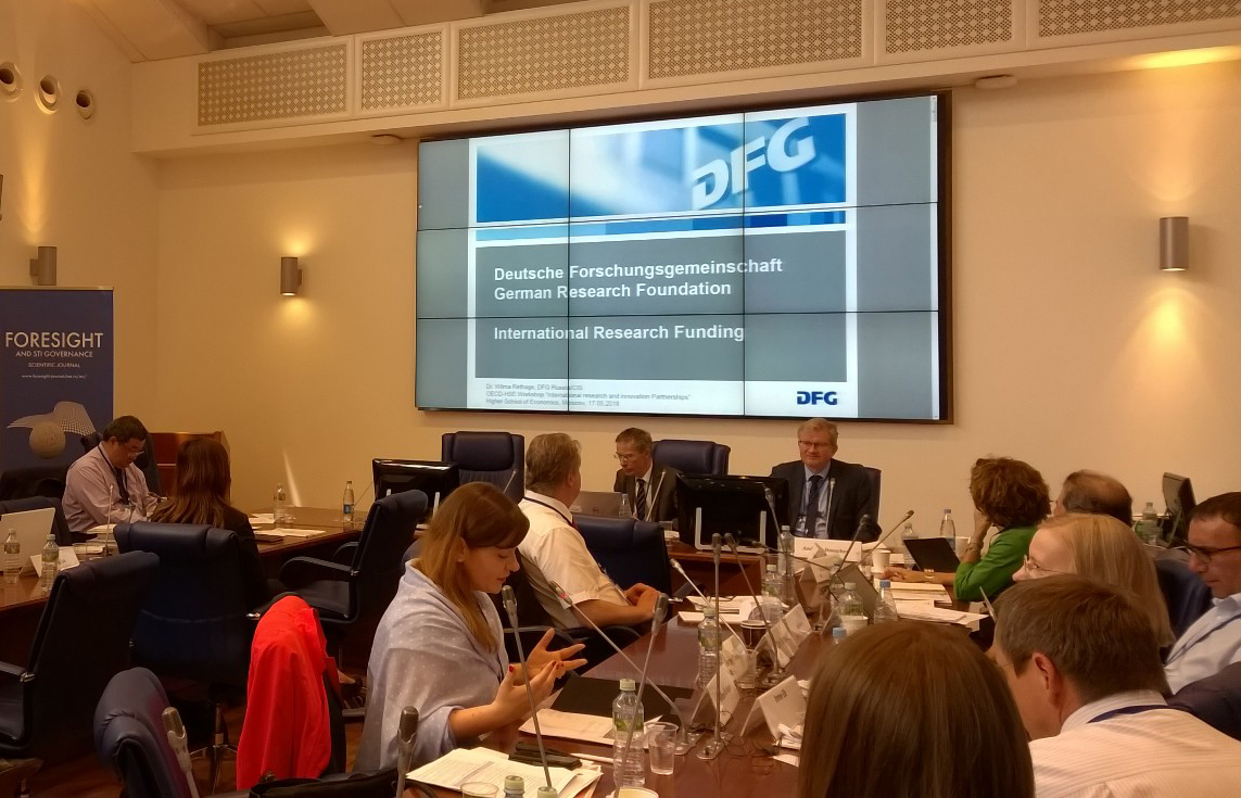 DFG Russia presents funding programmes at HSE