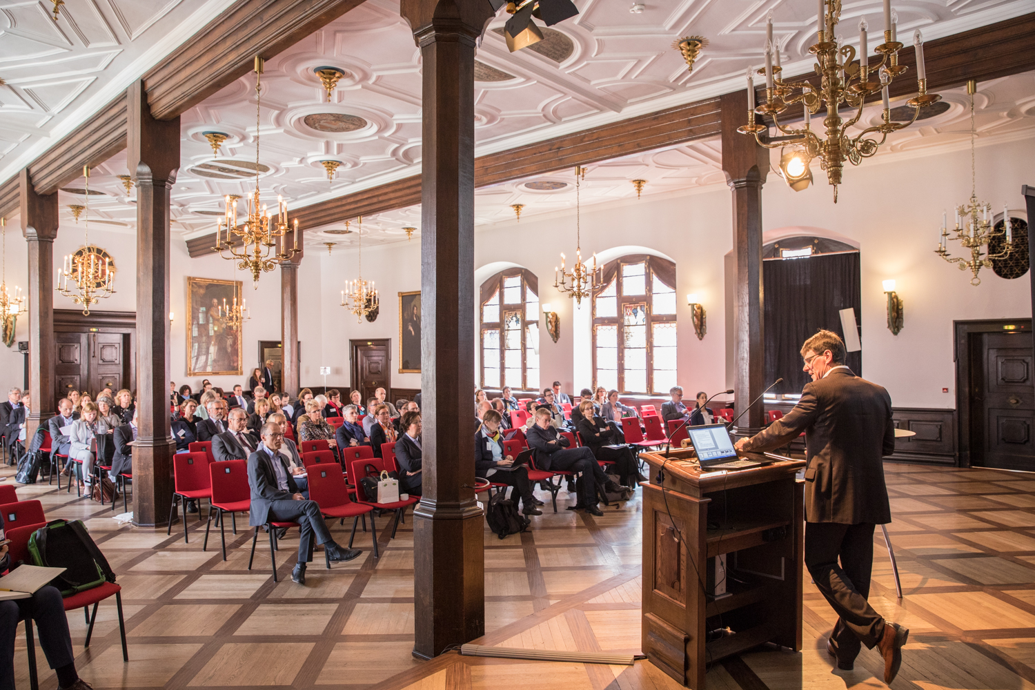 Die Sessions im Kaisersaal des Historischen Kaufhauses Freiburg