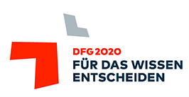 Logo: DFG2020 Für das Wissen Entscheiden