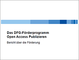 Titelbild zur Studie "Open Access Publizieren"