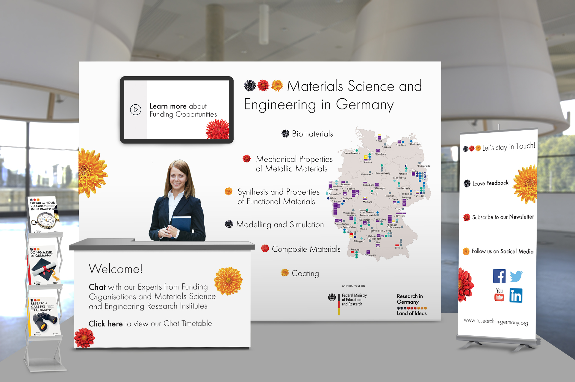 Virtueller Messestand auf der MSE2020