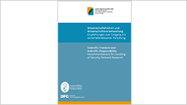 Cover: Wissenschaftsfreiheit und Wissenschaftsverantwortung Empfehlungen zum Umgang mit sicherheitsrelevanter Forschung