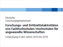 Cover: Forschungs- und Drittmittelaktivitäten von Fachhochschulen / Hochschulen für angewandte Wissenschaften