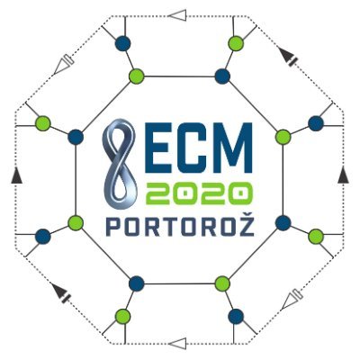 Logo: 8th European Congress of Mathematics (8ECM) 2021