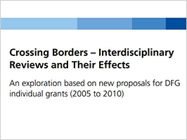 Study: Crossing Borders - Interdisciplinary Reviews and Their Effects