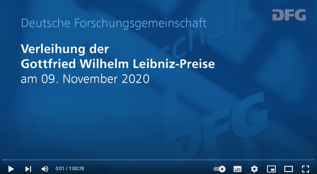 Logo: Gottfried Wilhelm Leibniz-Preis 2020