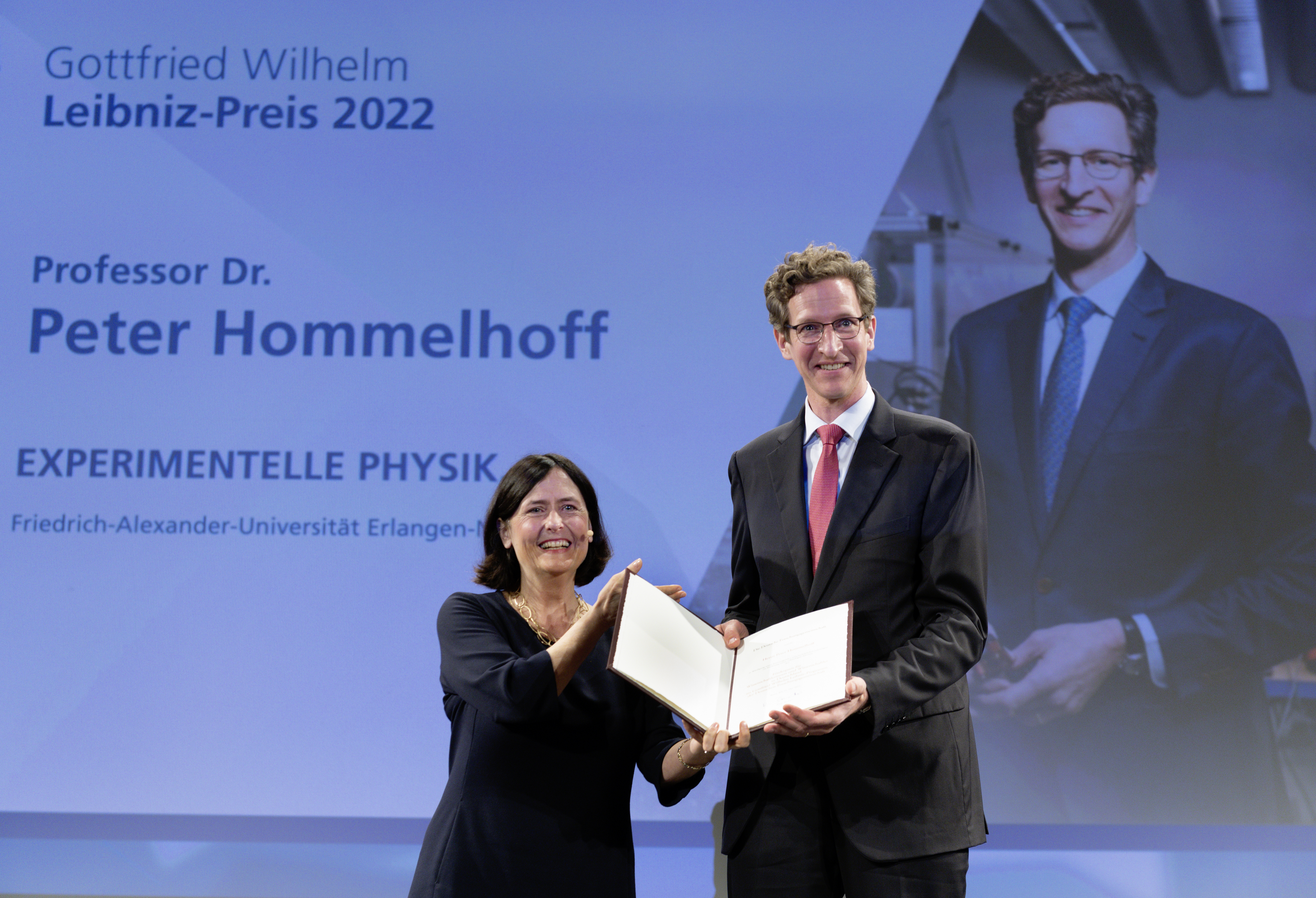 Preisverleihung an Prof. Dr. Peter Hommelhoff