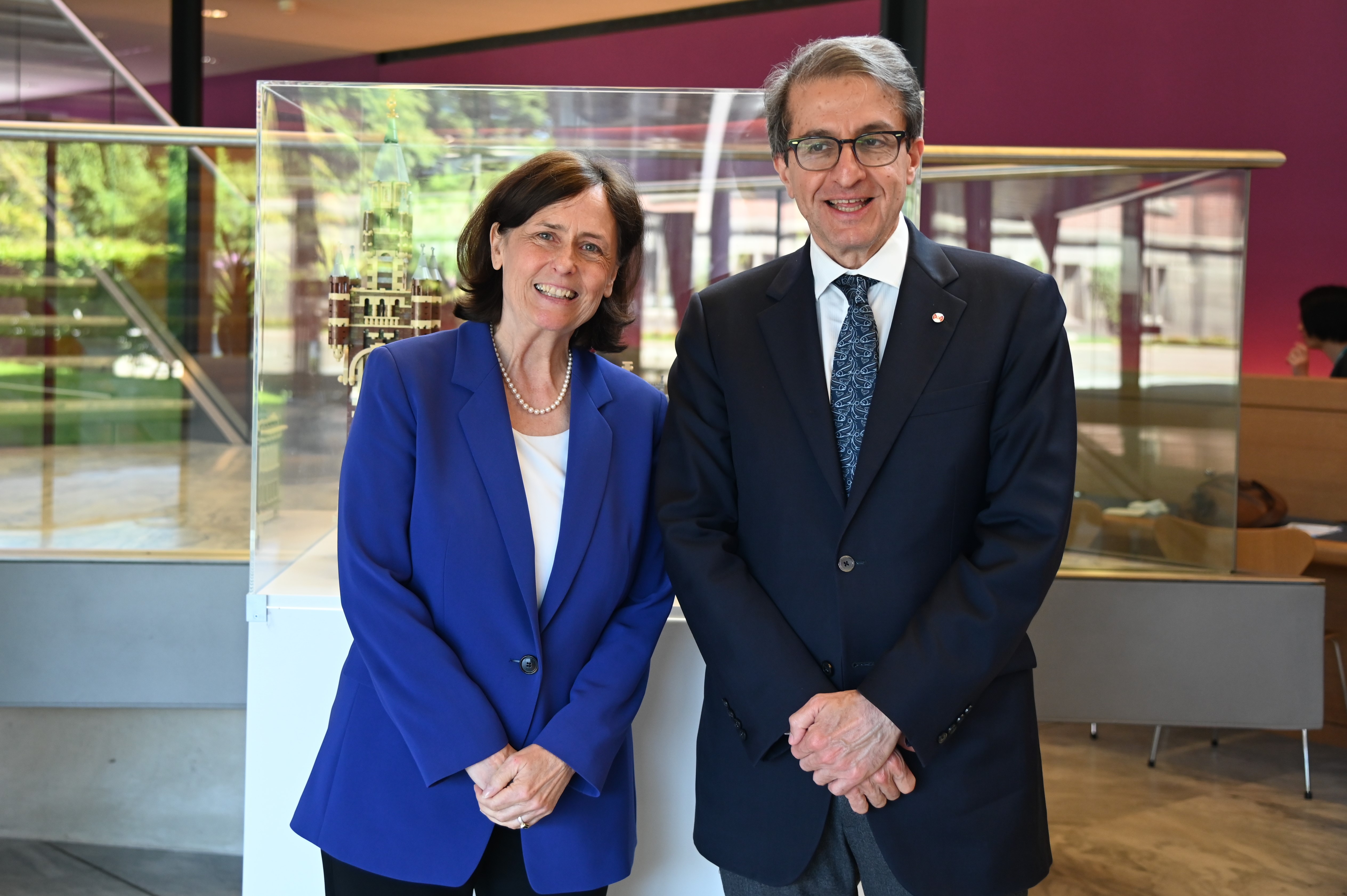 DFG President Katja Becker and NSERC President Alejandro Adem. Adem was elected Chair of the Global Research Council on 01 June.