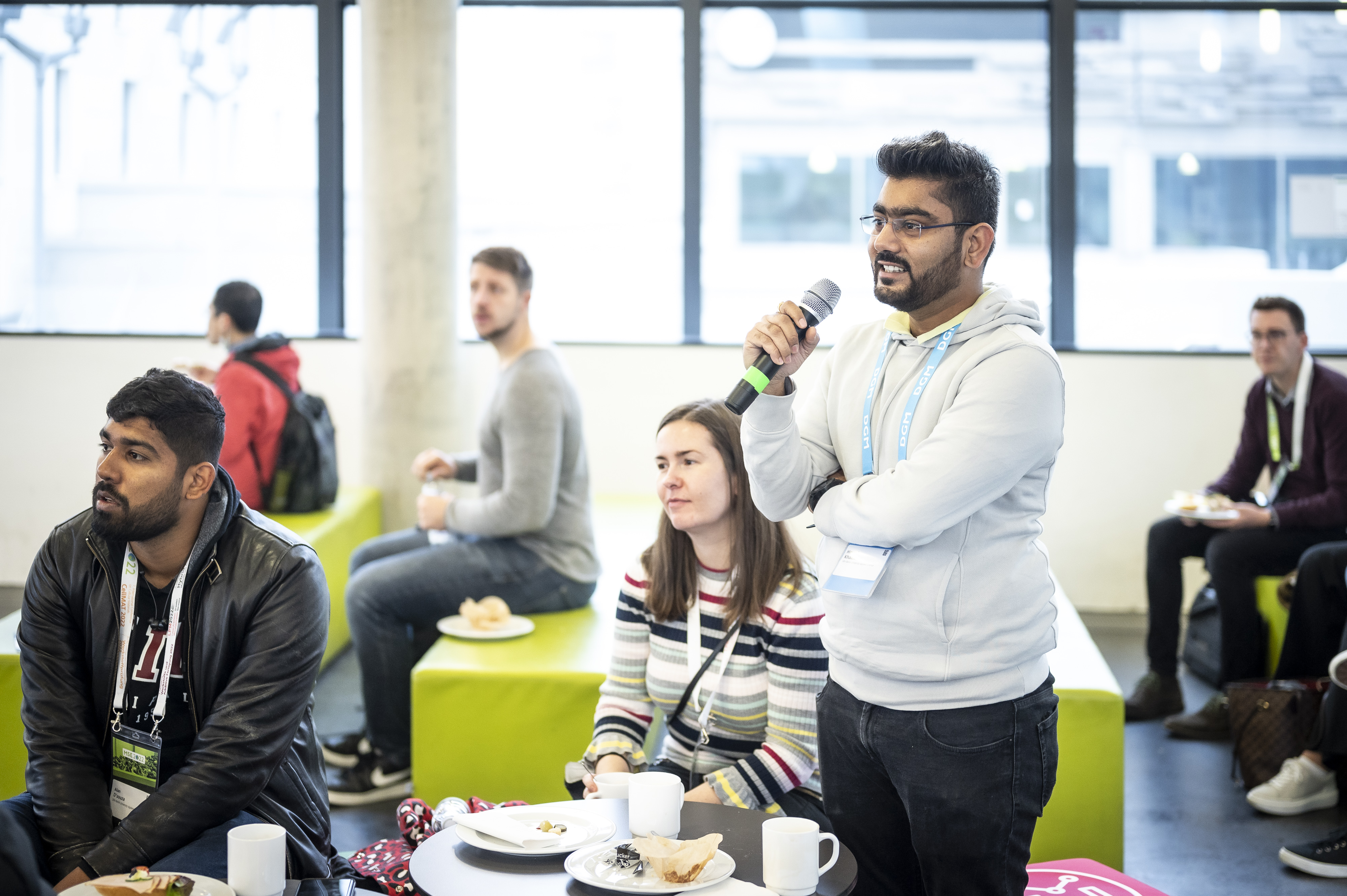 Participants at the Science Breakfast were able to ask their own individual questions about research and funding opportunities in Germany and share their experiences