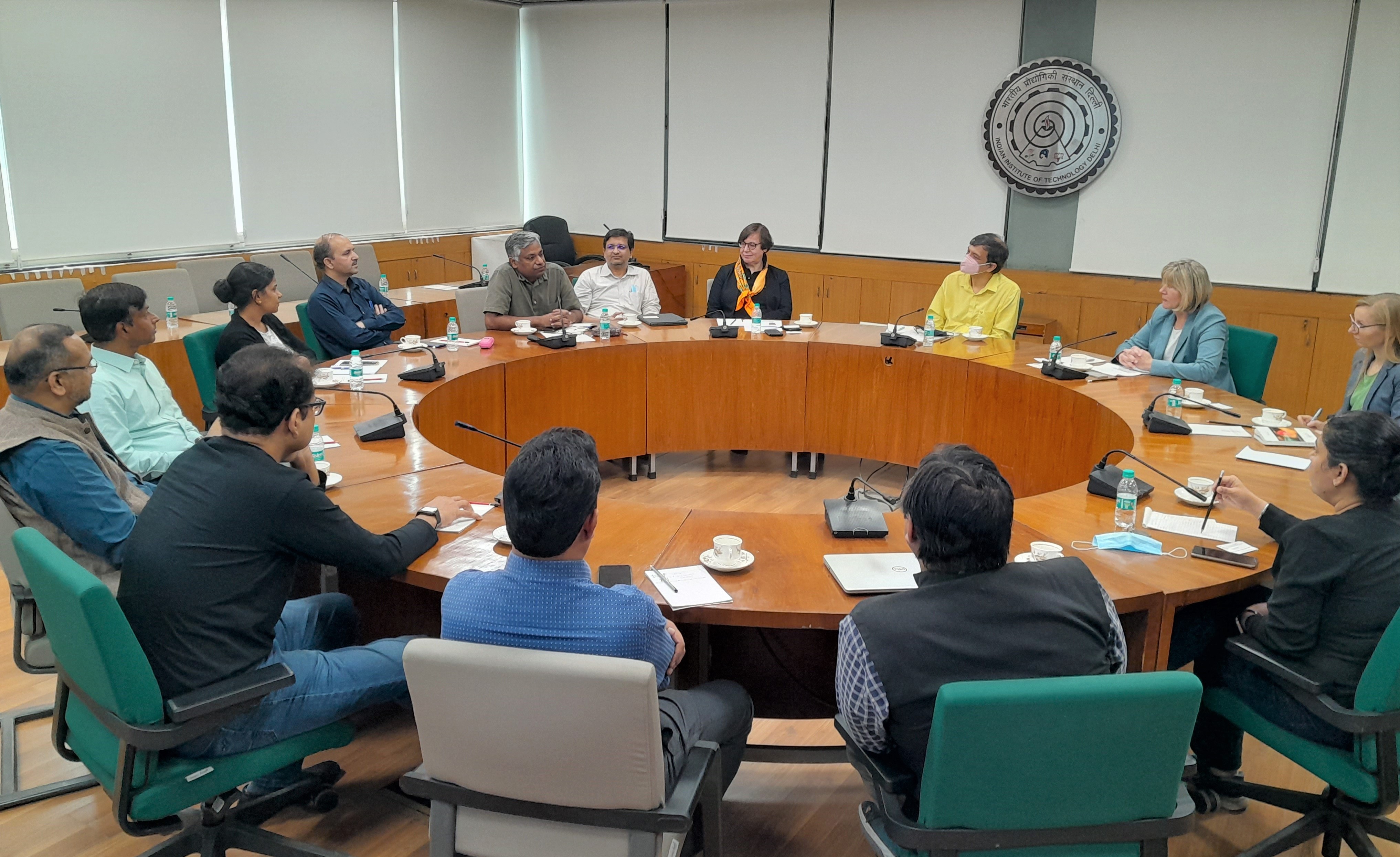 Round Table meeting with Prof. Rangan Banerjee, Director, IIT-Delhi and faculty members from various departments
