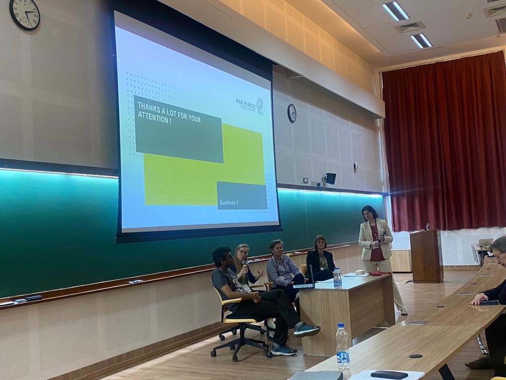 Funding Session for international cooperation with DAAD (Dr. Katja Lasch), AvH (Dr. Nirupa Roy), MPG (Dr. Marion Cerri and Dr. Christiane Haupt) and DFG (Dr. Franziska Langer)