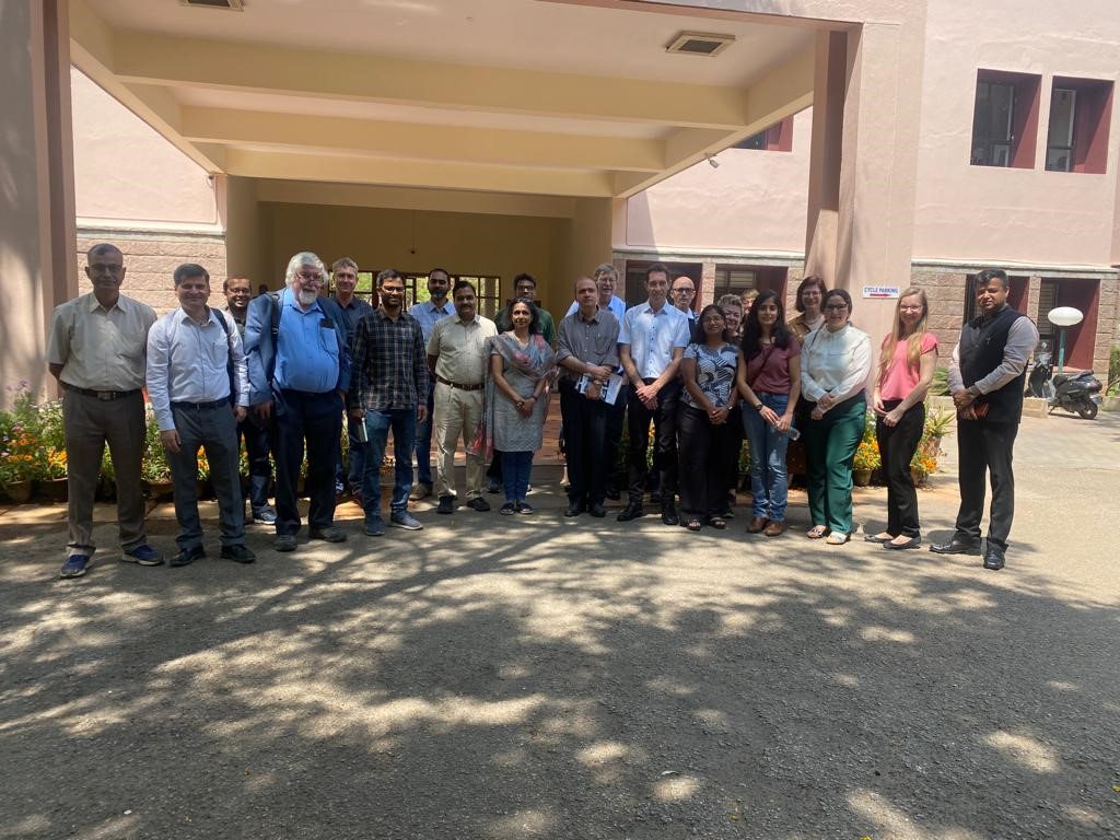 Institutional visit at the Indian Institute of Sciences Bangalore