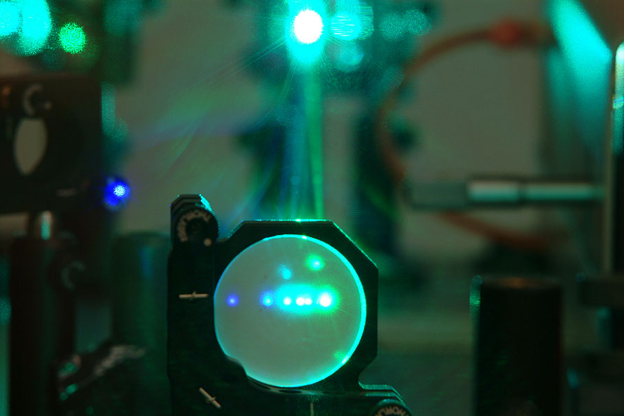 Schmuckbild: Laser im Labor