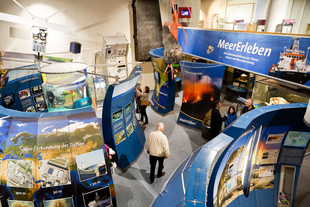 Blick auf die Ausstellung im Deutschen Museum Bonn