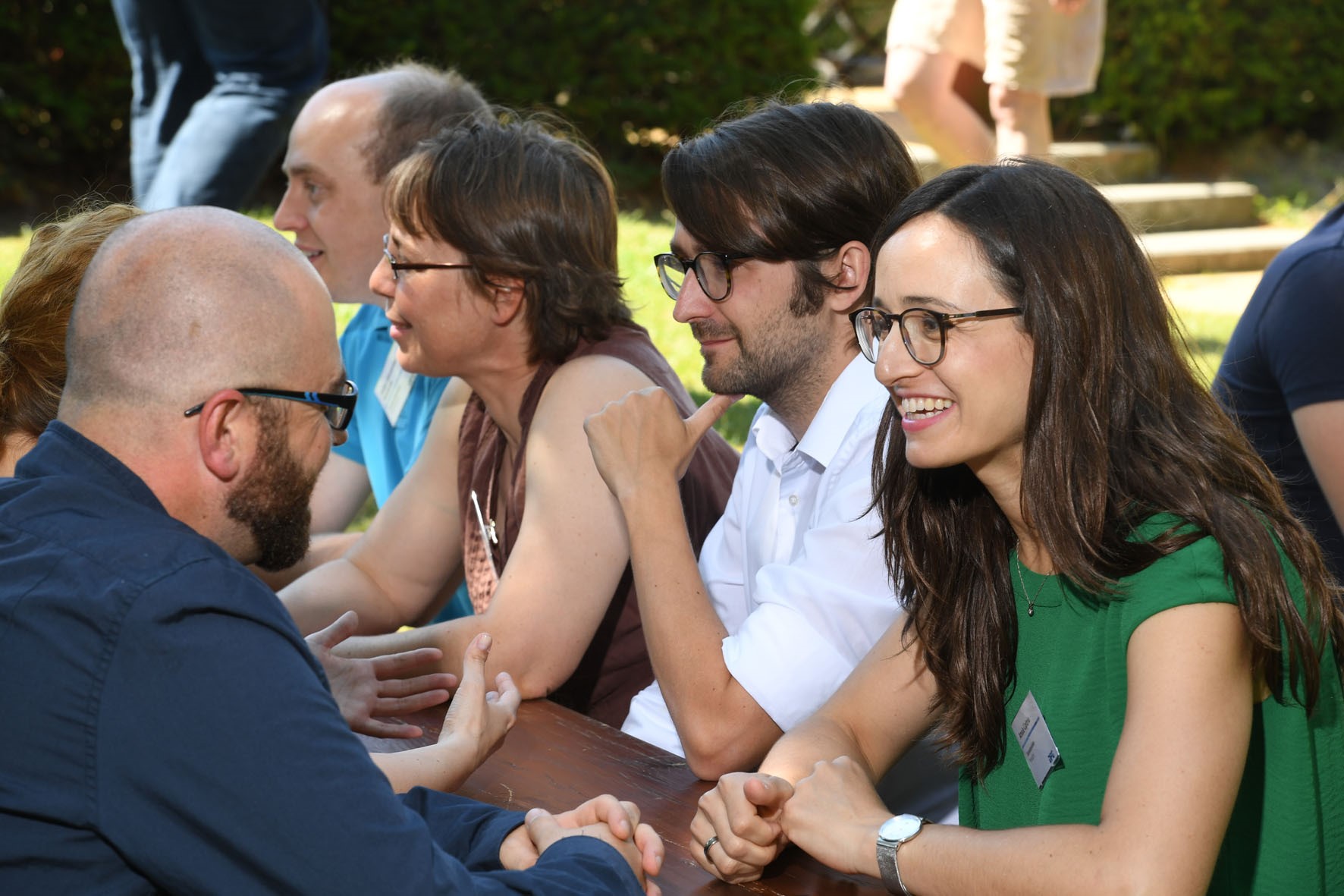 Beim Speed-Dating lernten die Emmys einander und ihre Forschung kennen