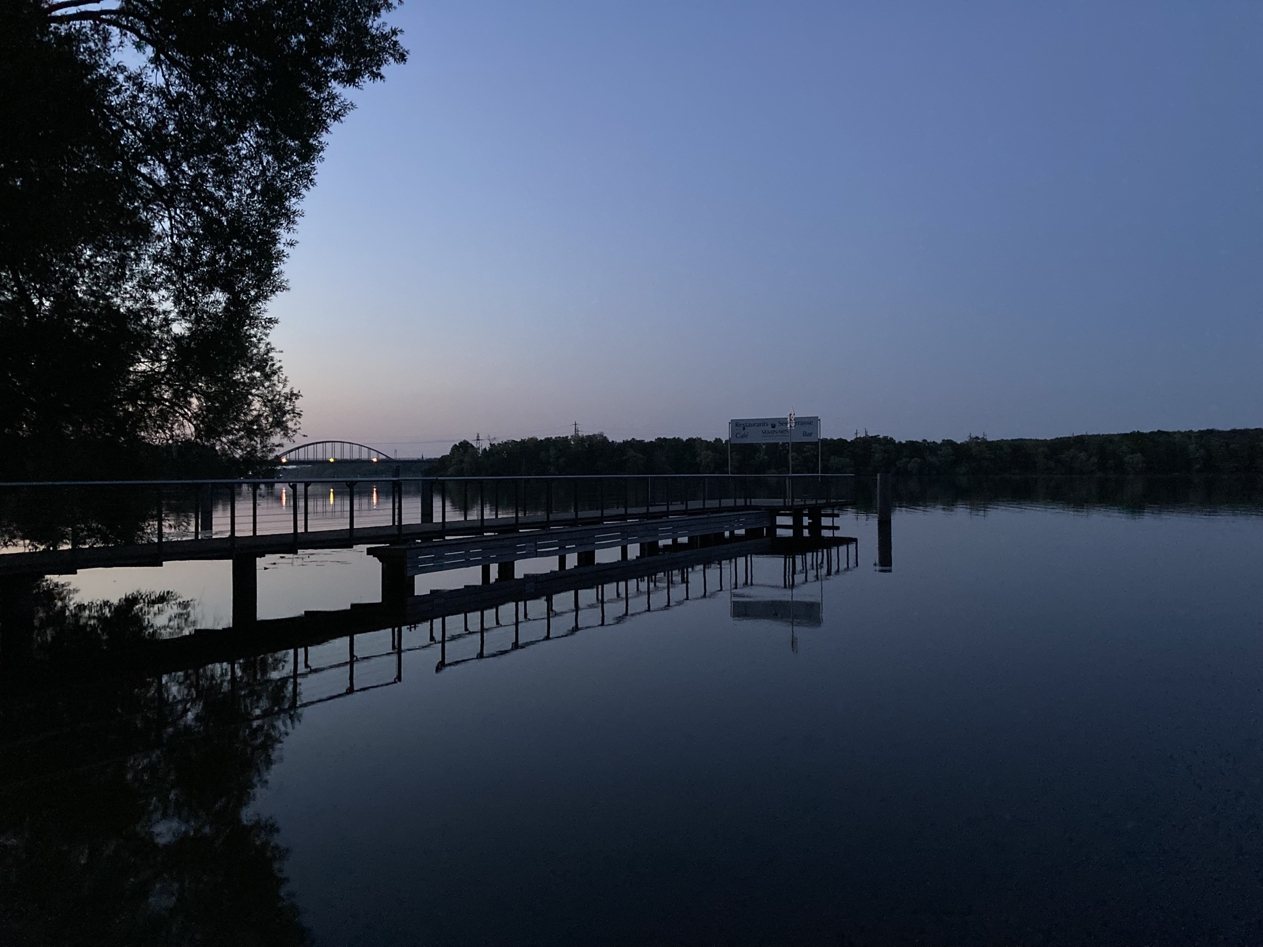 Der Templiner See am Abend