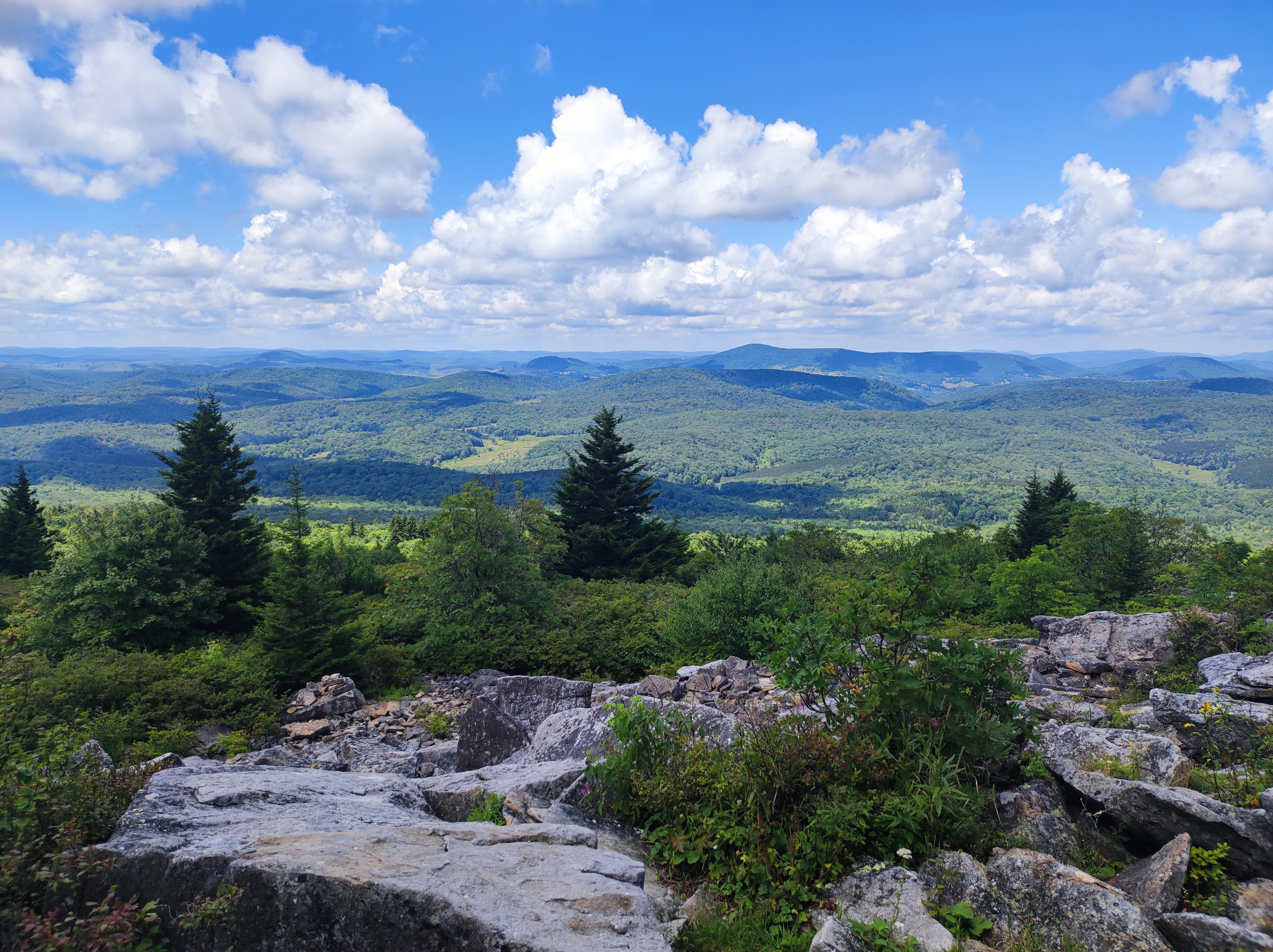 Blick über West Virginia